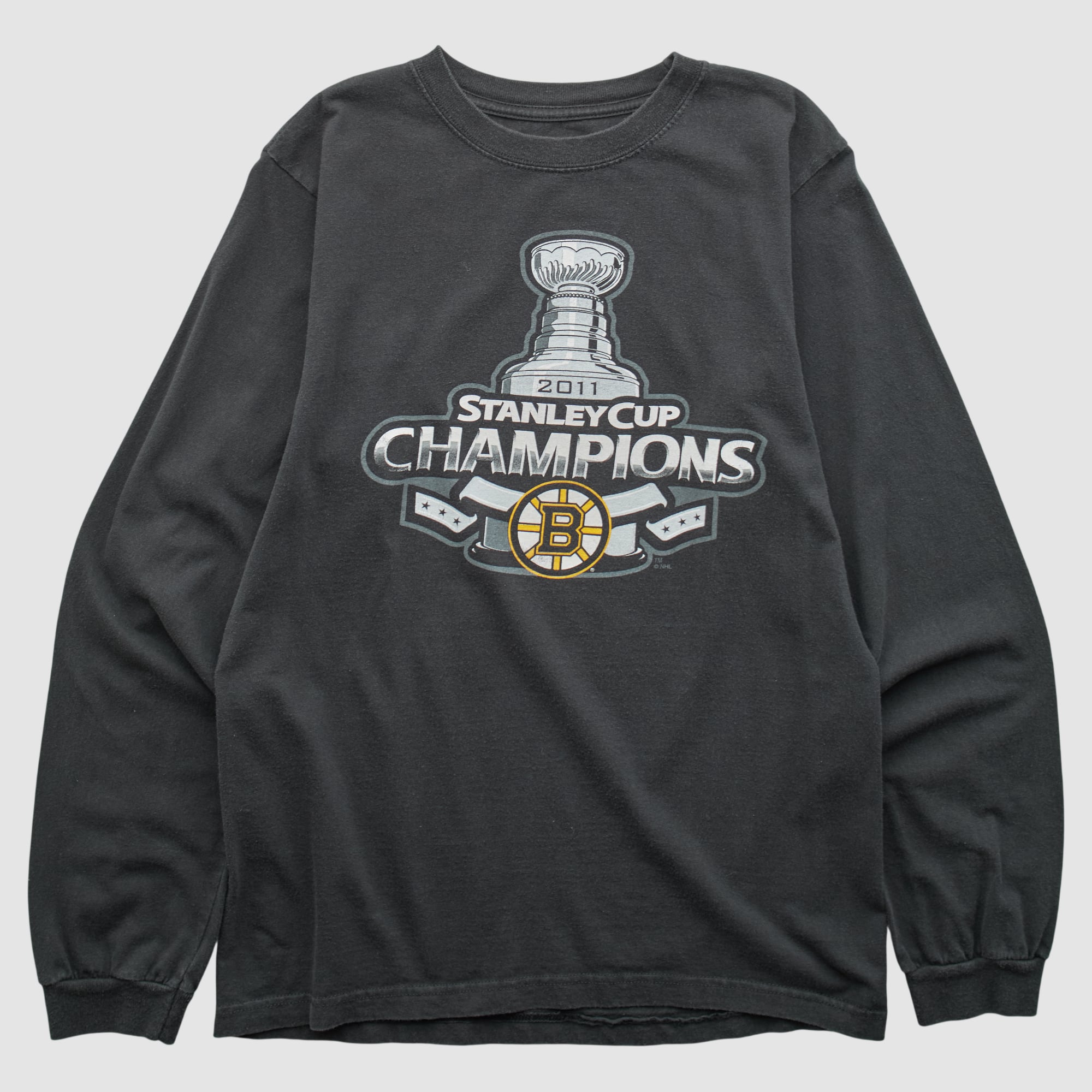 Boston Bruins Reebok 2011 Long Sleeve T-shirt - Black - S