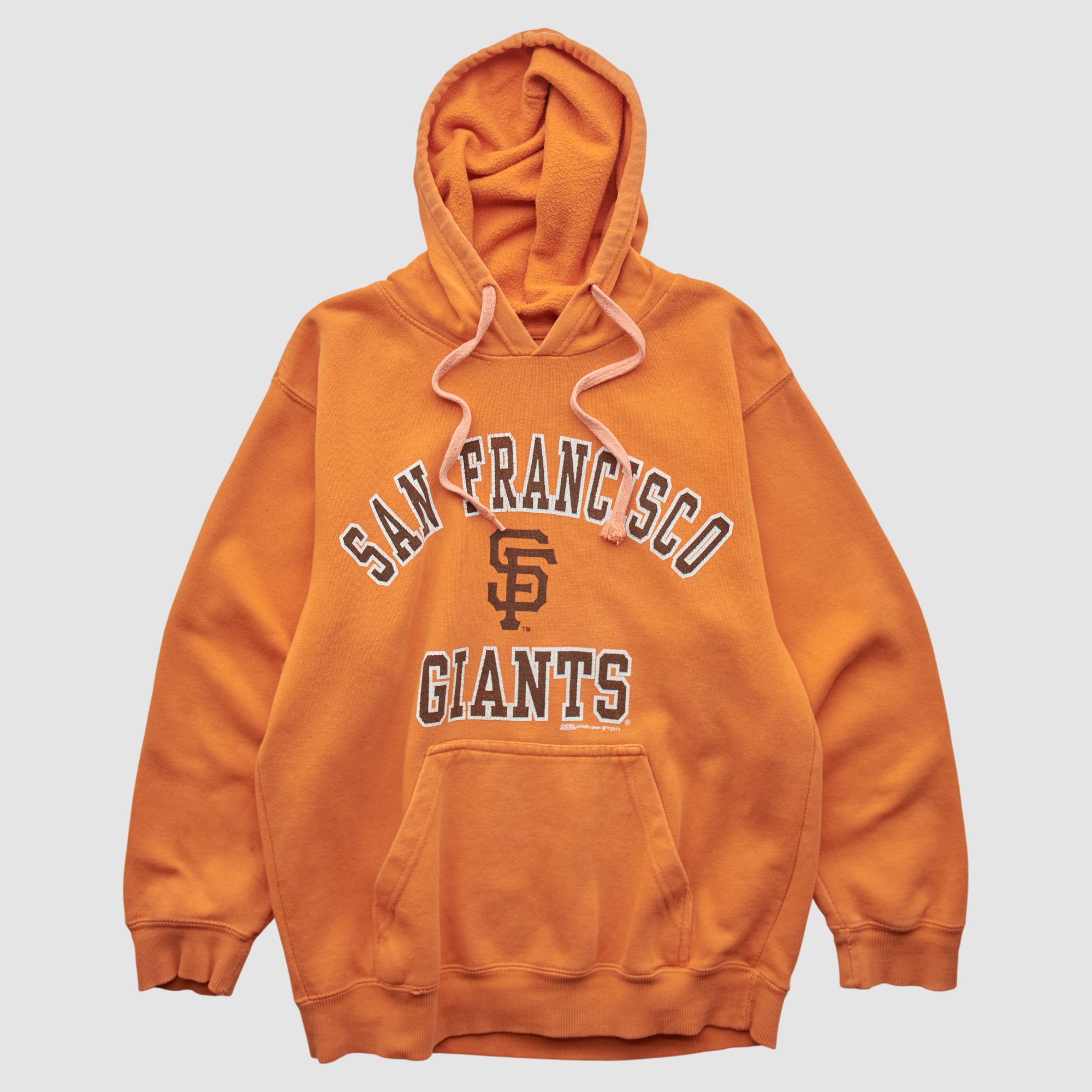 San Francisco Giants Stitches 2010s Hooded Pullover Sweatshirt - Orange - XS