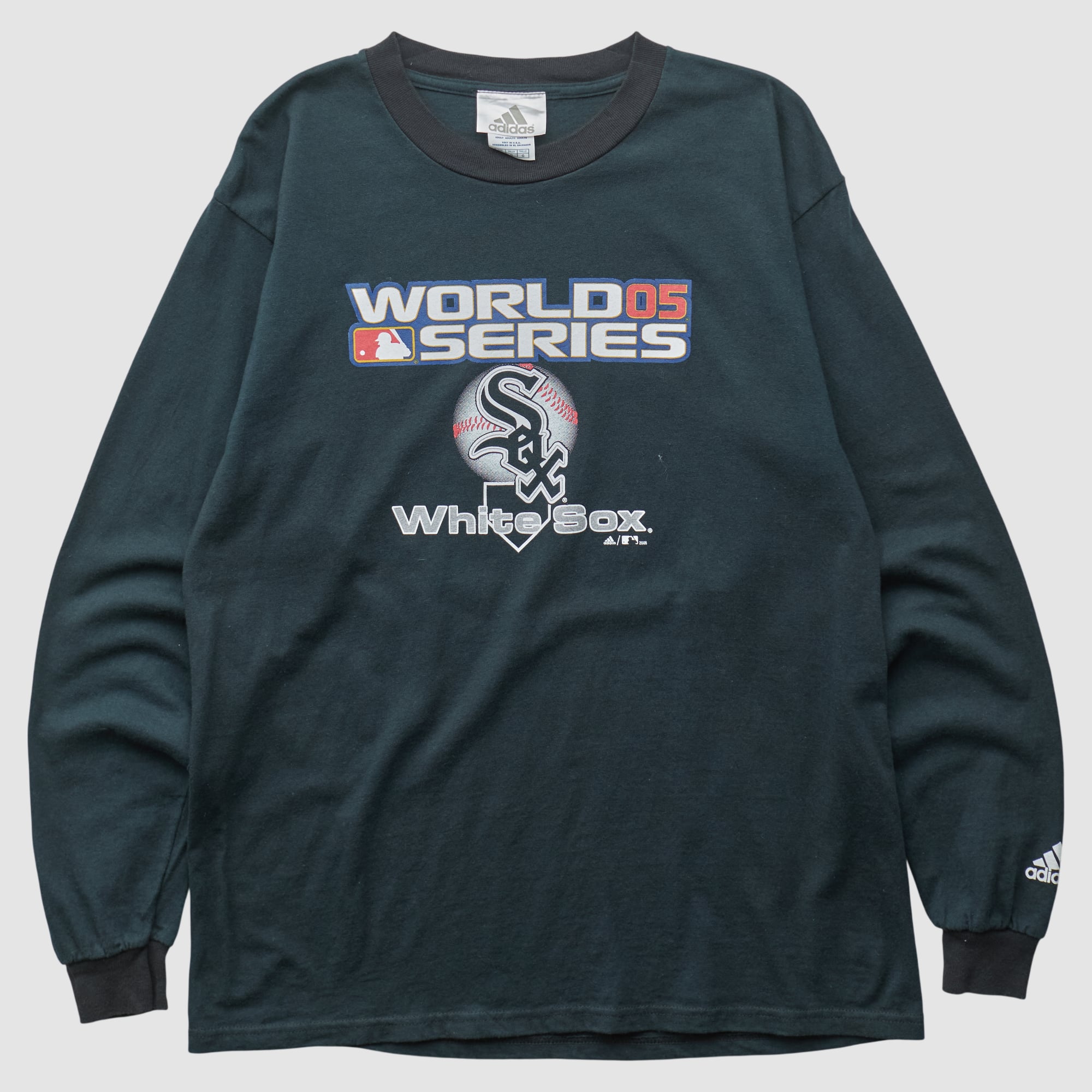 Chicago White Sox Adidas 2005 Long Sleeve T-shirt - Black - S