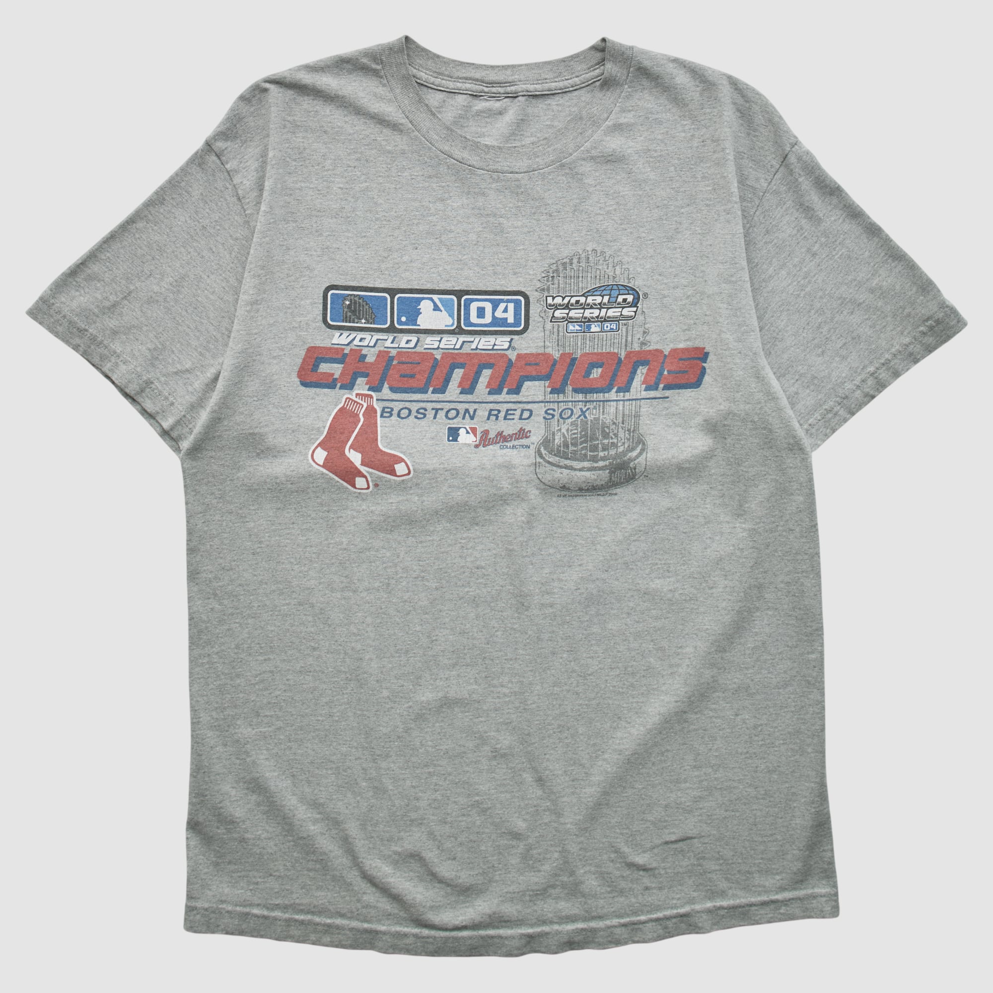 Boston Red Sox 2004 T-shirt - Heather Gray - S