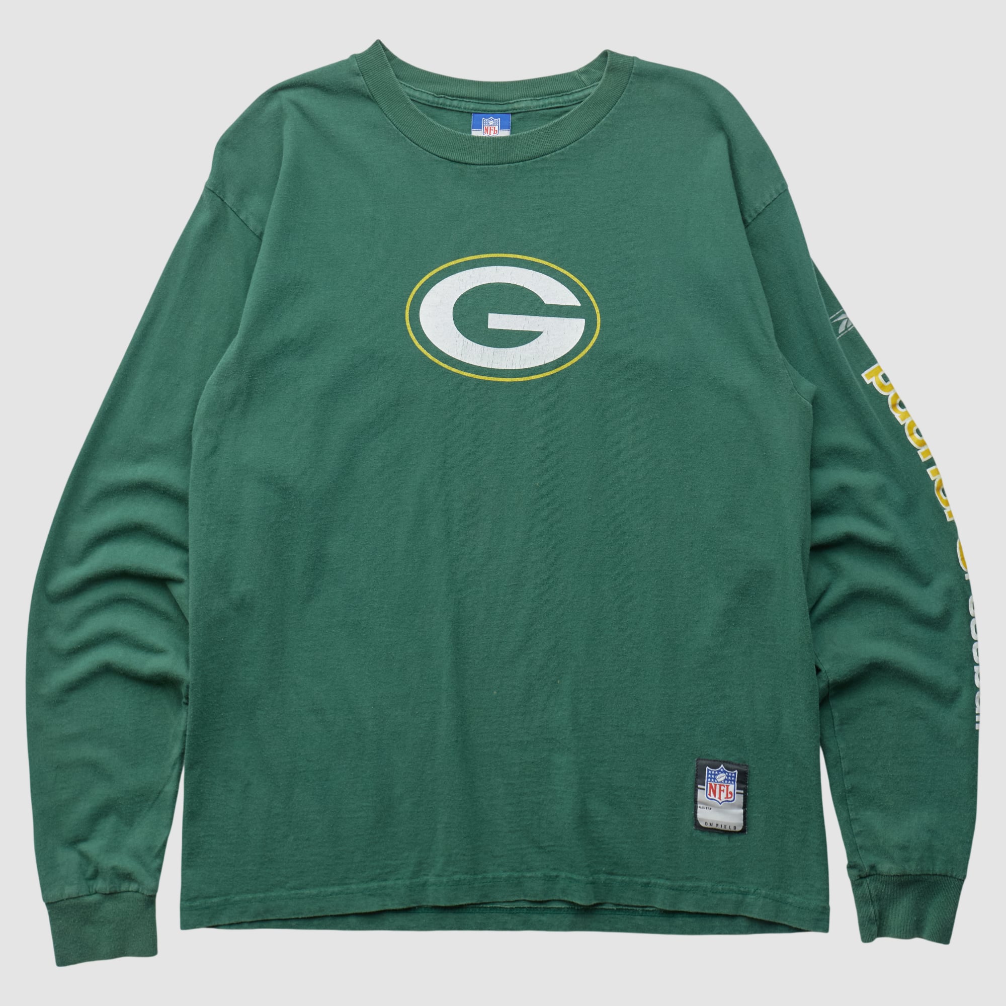 Green Bay Packers Reebok 2000s Long Sleeve T-shirt - Green - S