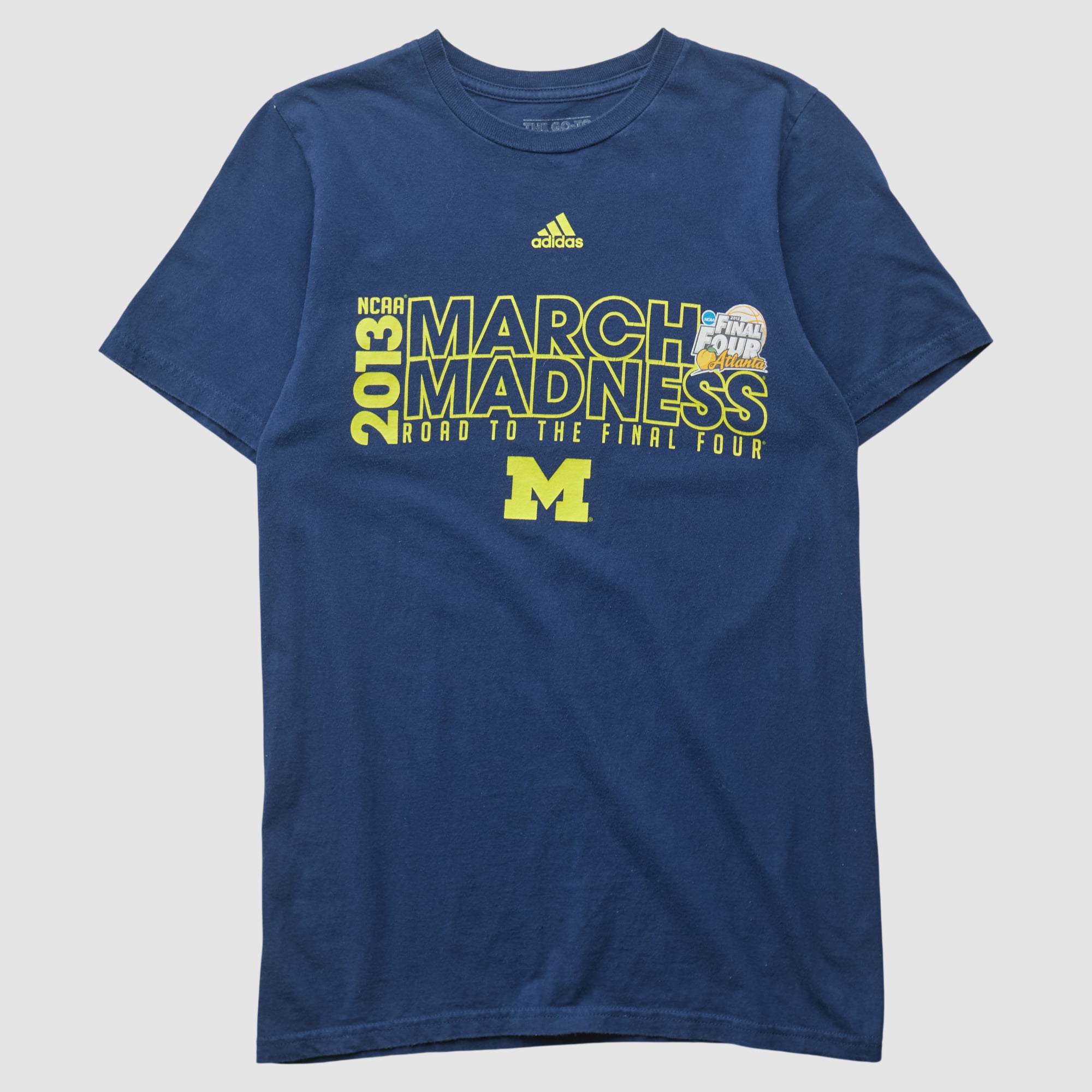 Michigan Wolverines Adidas 2013 T-shirt - Blue - XS