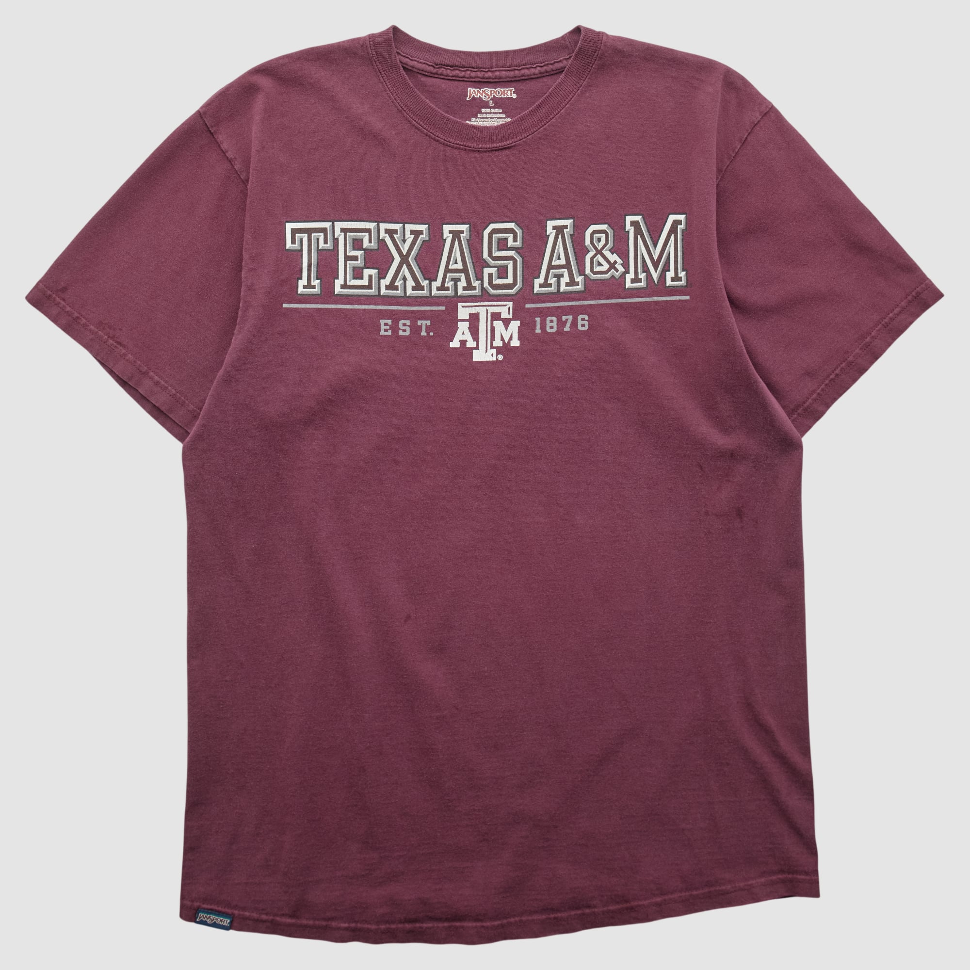 Texas A&M Aggies Jansport 2010s T-shirt - Maroon - S