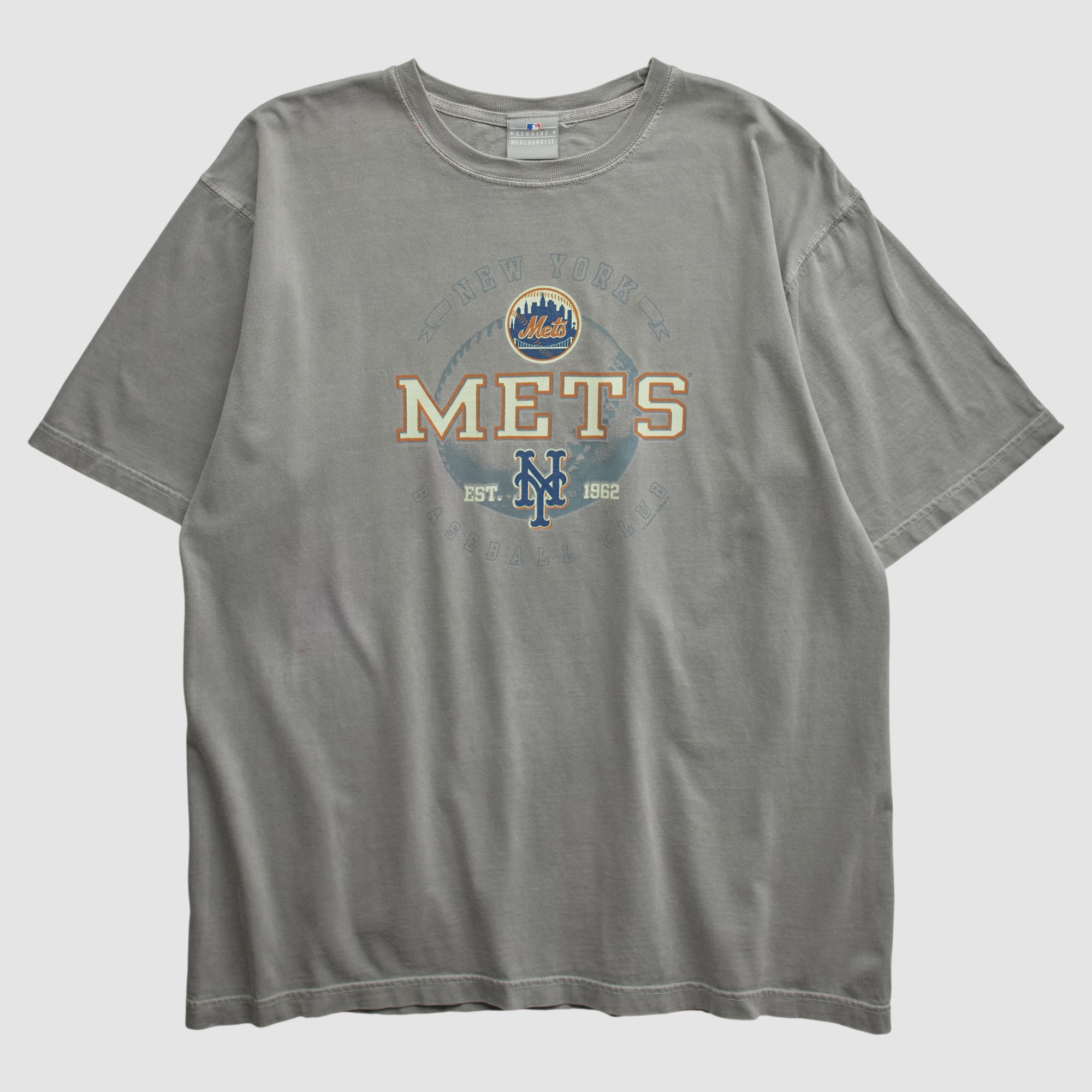 New York Mets Genuine Merchandise 2000s T-shirt - Gray - L