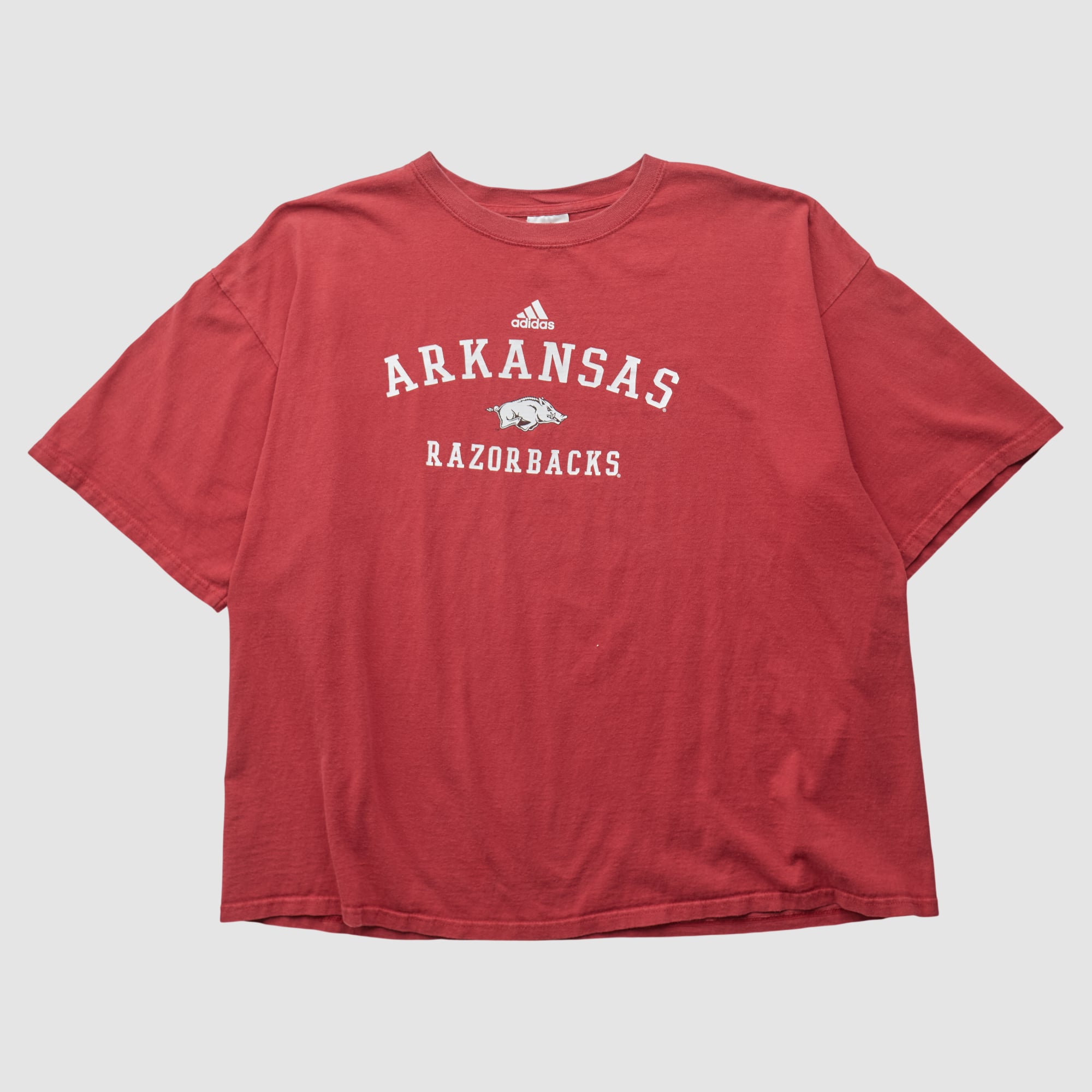 Arkansas Razorbacks Adidas 2010s T-shirt - Red - 3XL