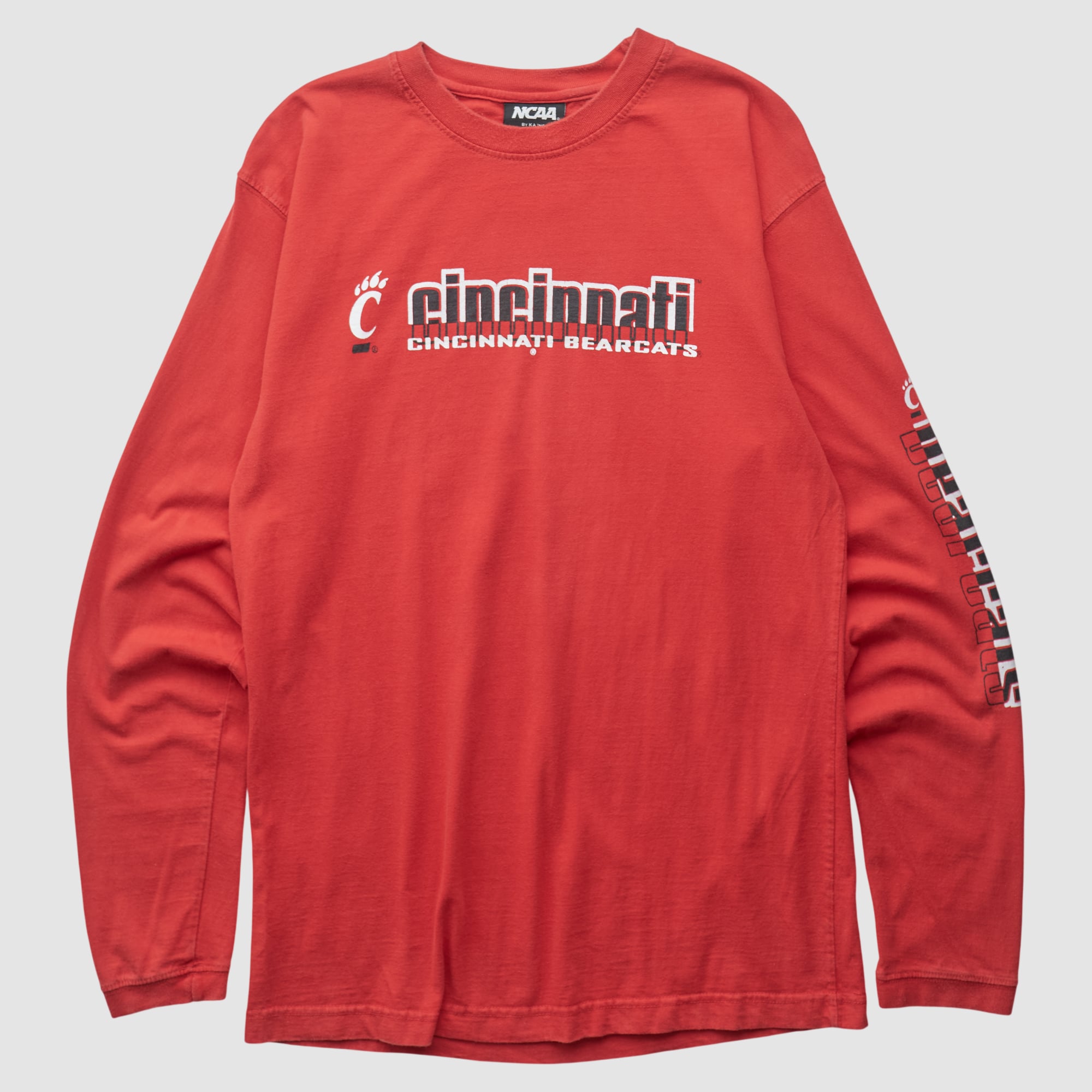 Cincinnati Bearcats NCAA 2000s Long Sleeve T-shirt - Red - S