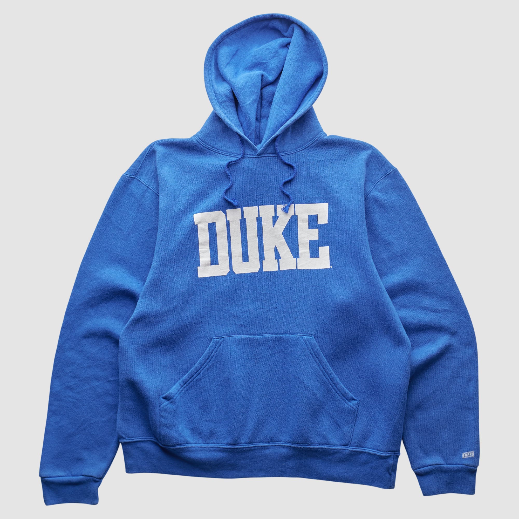 Duke Blue Devils Soffe 2000s Hooded Pullover Sweatshirt - Blue - M
