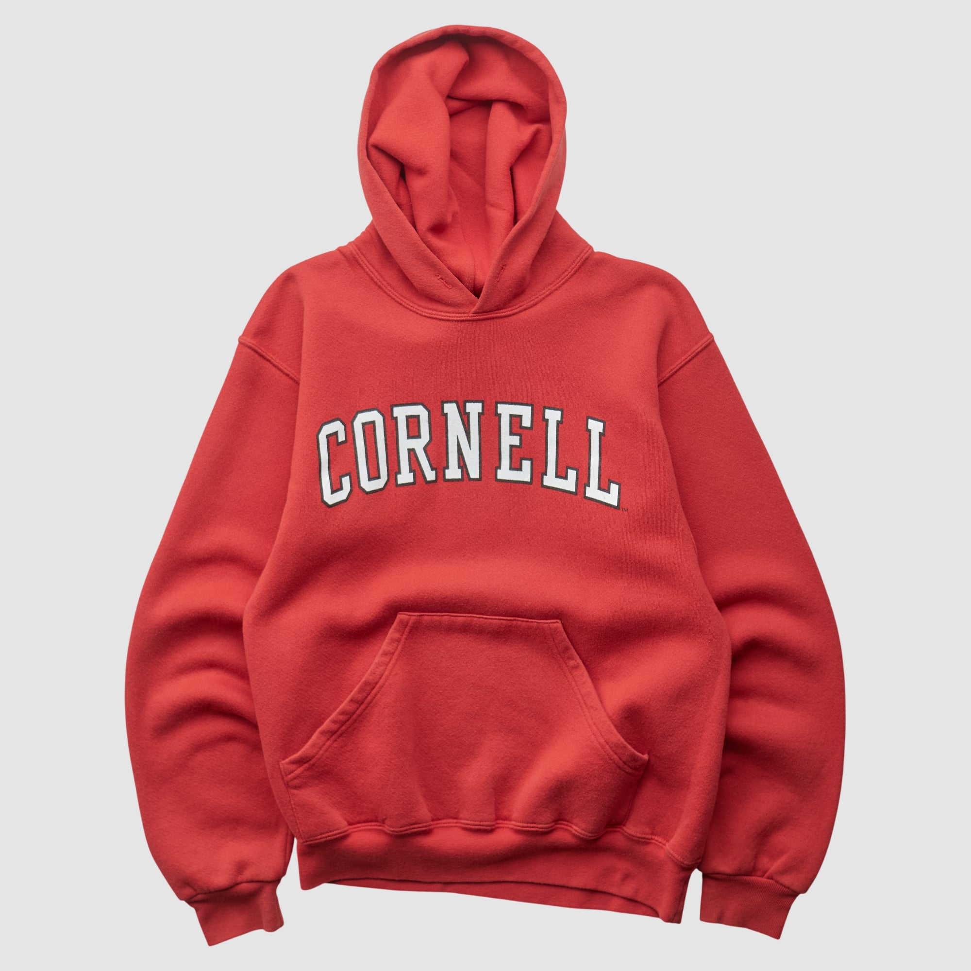 Cornell Big Red Soffe 2000s Hooded Pullover Sweatshirt - Red - XS