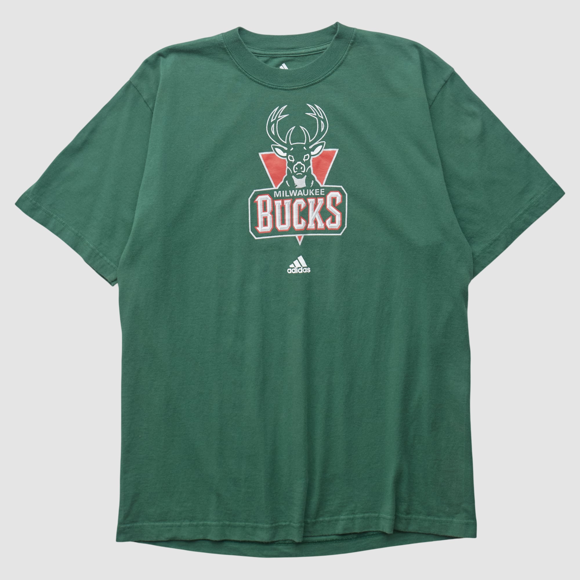 Milwaukee Bucks Adidas 2010s T-shirt - Green - S