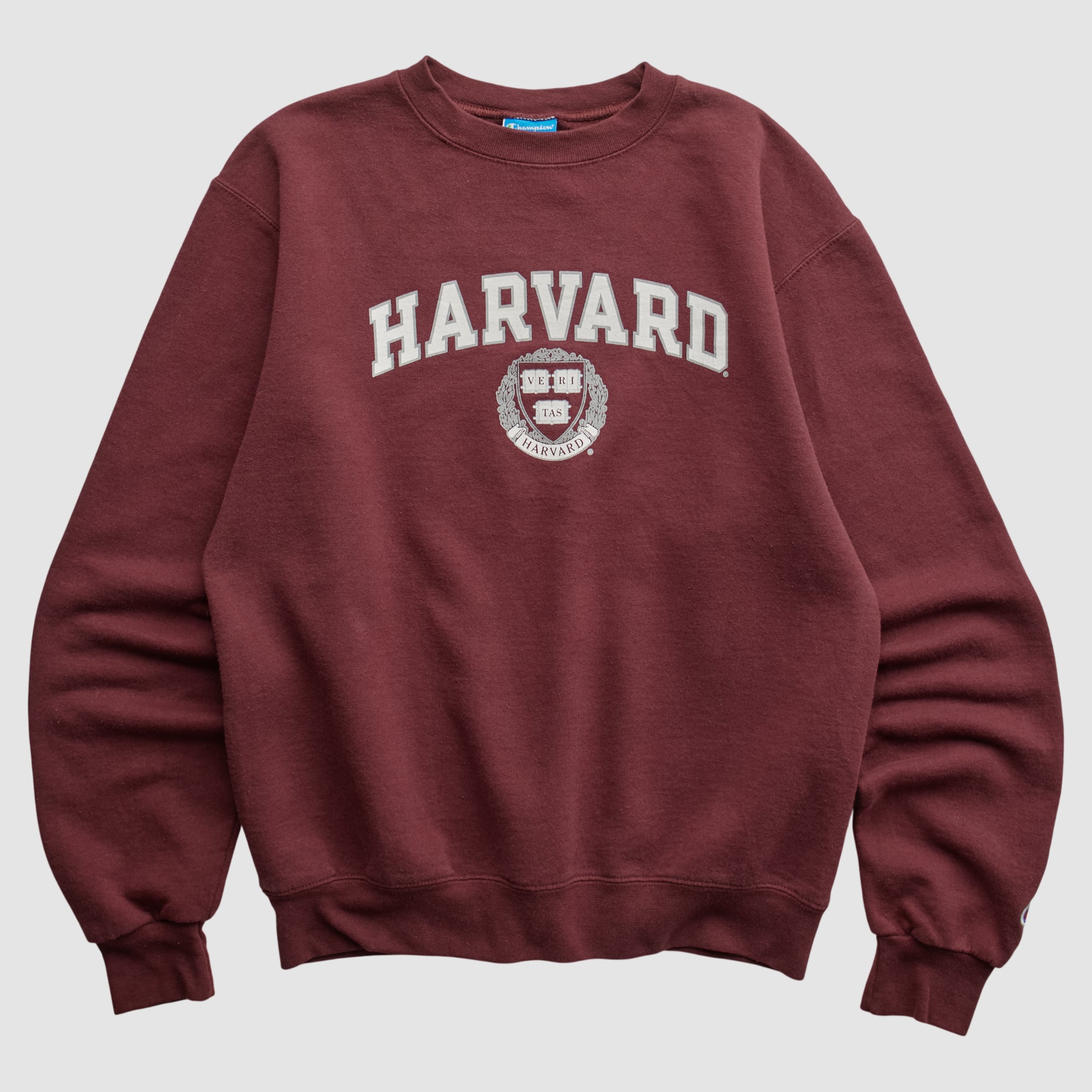 Harvard Crimson Champion 2010s Pullover Sweatshirt - Maroon - XS