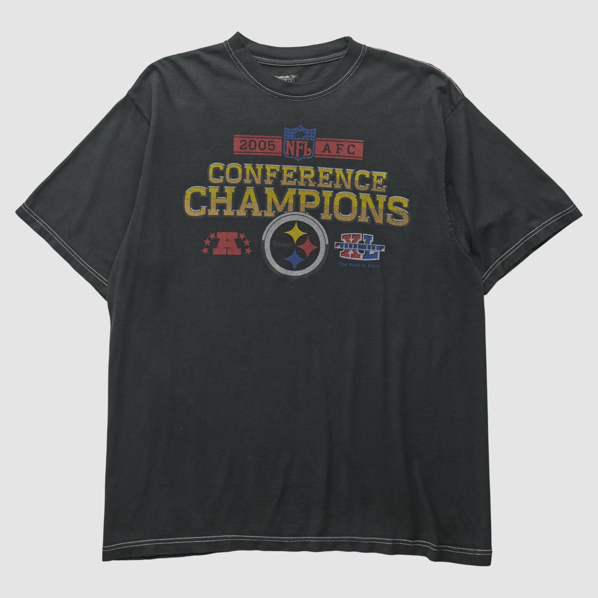 Pittsburgh Steelers Reebok 2005 T-shirt - Black - M
