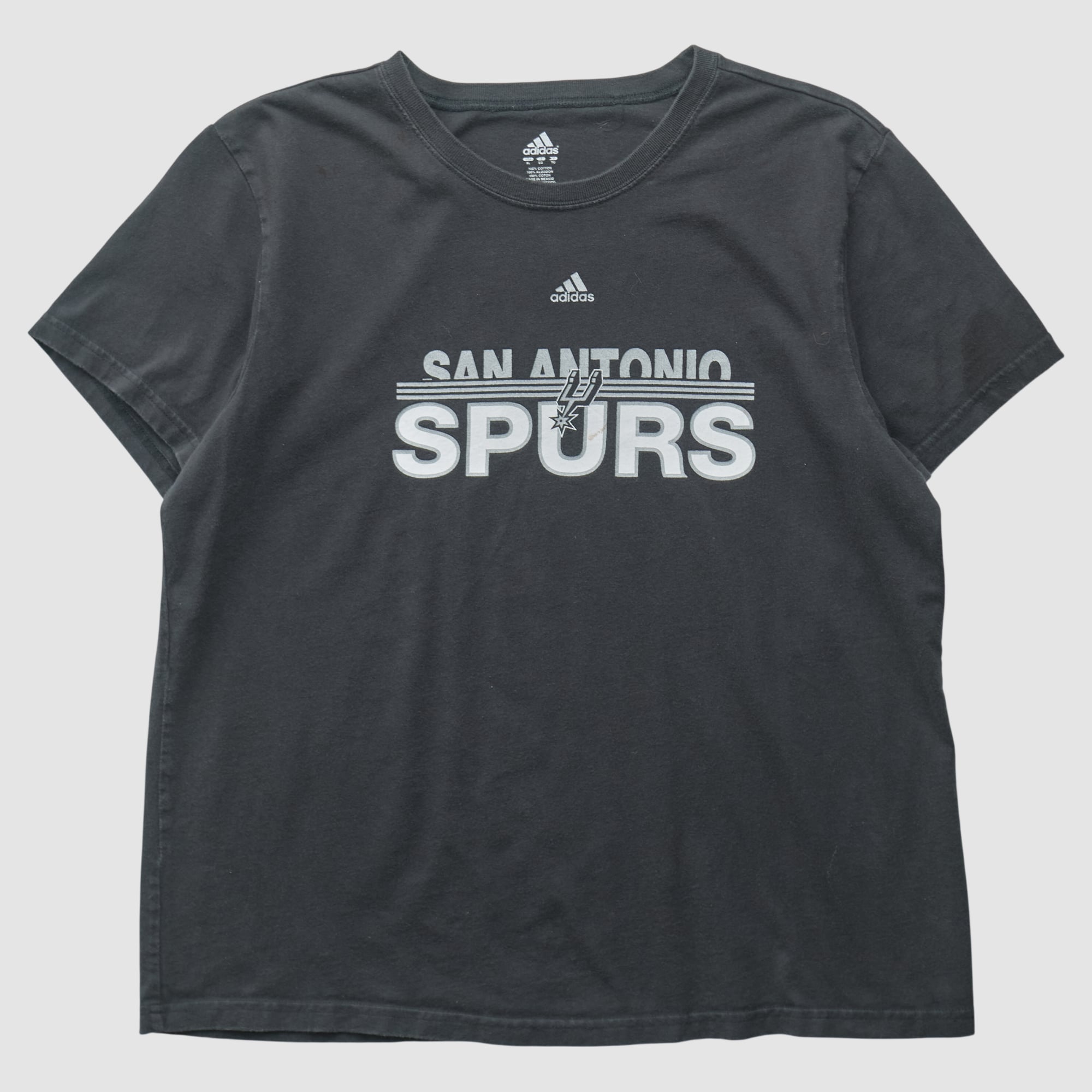 San Antonio Spurs Adidas 2010s T-shirt - Black - M