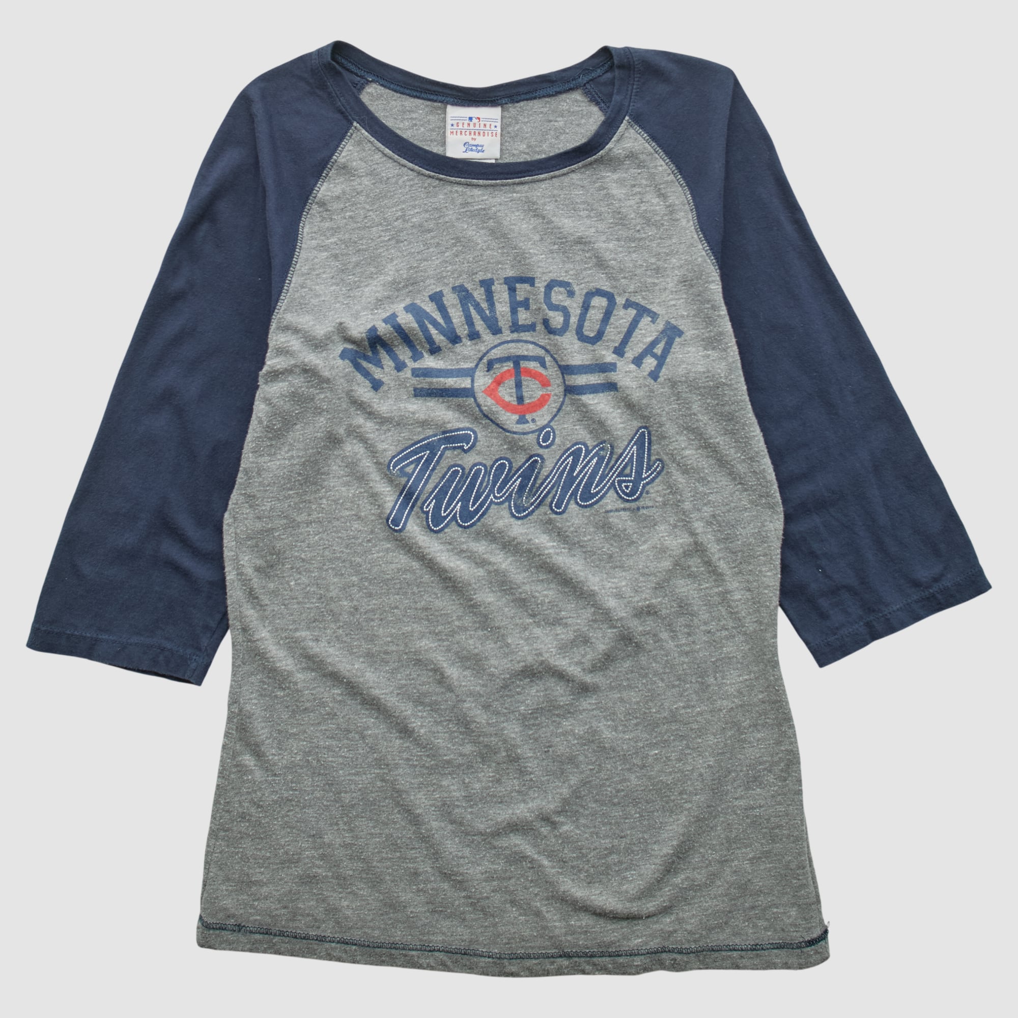 Minnesota Twins Genuine Merchandise 2010s T-shirt - Dark Heather Gray - M