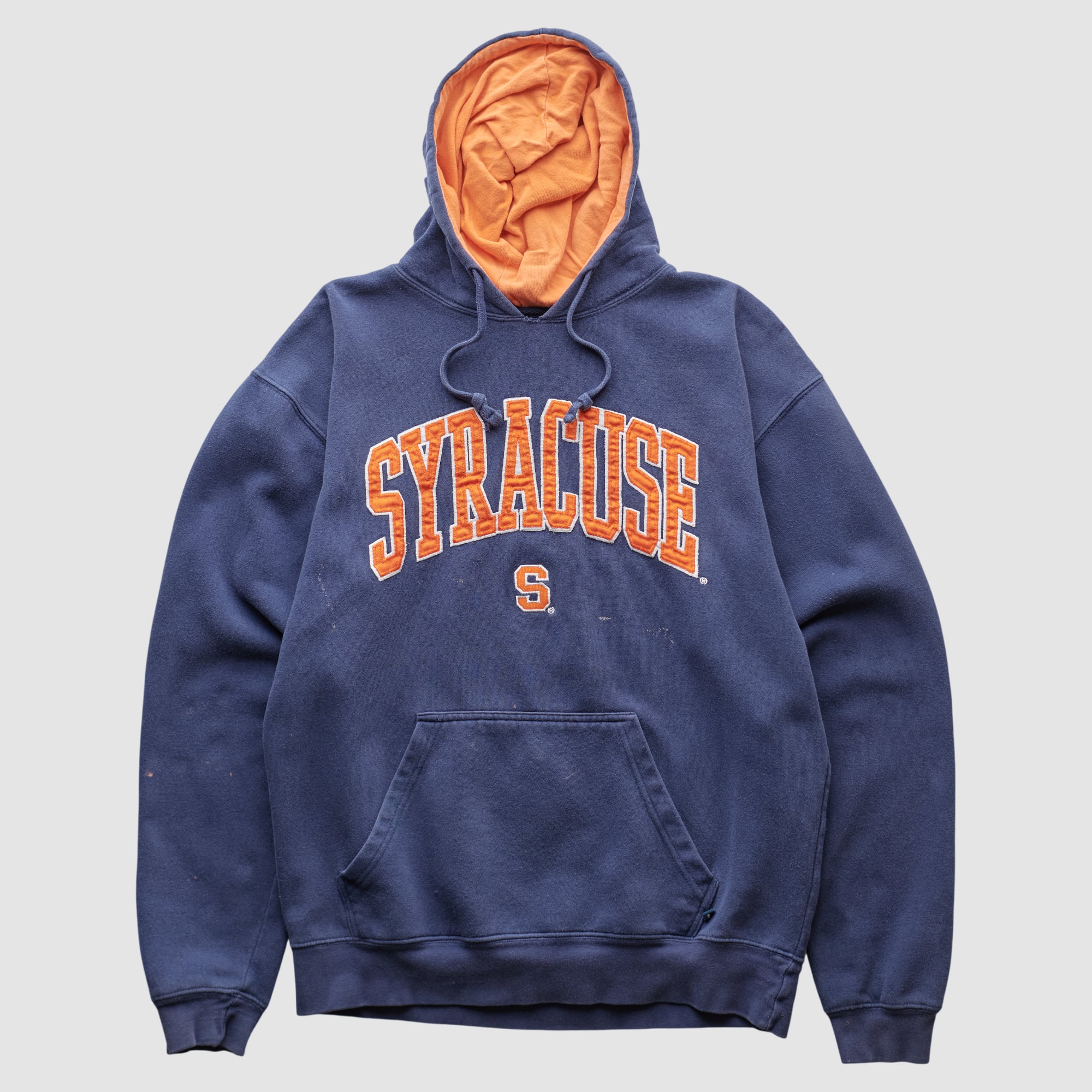 Syracuse Orange J America Sportswear 2010s Hooded Pullover Sweatshirt - Navy - M