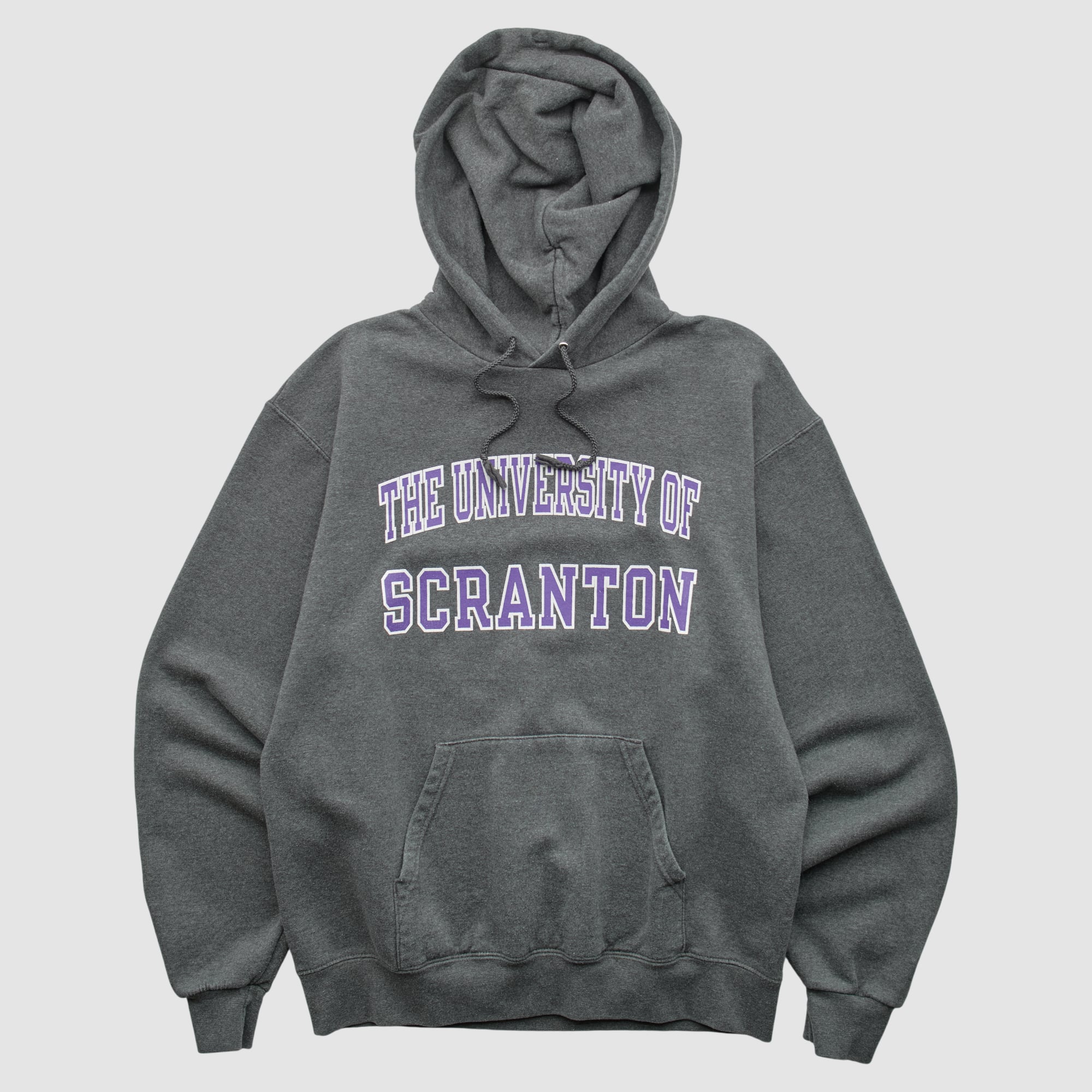Scranton Royals Champion 2000s Hooded Pullover Sweatshirt - Charcoal - S