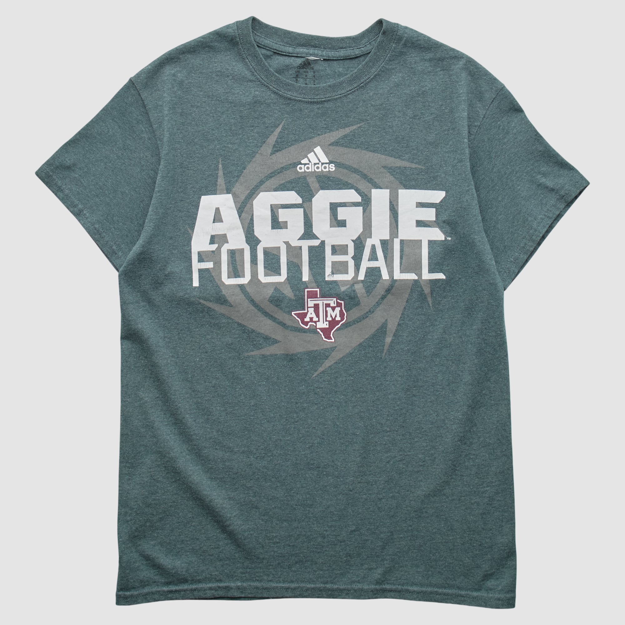 Texas A&M Aggies Adidas 2010s T-shirt - Teal - XS