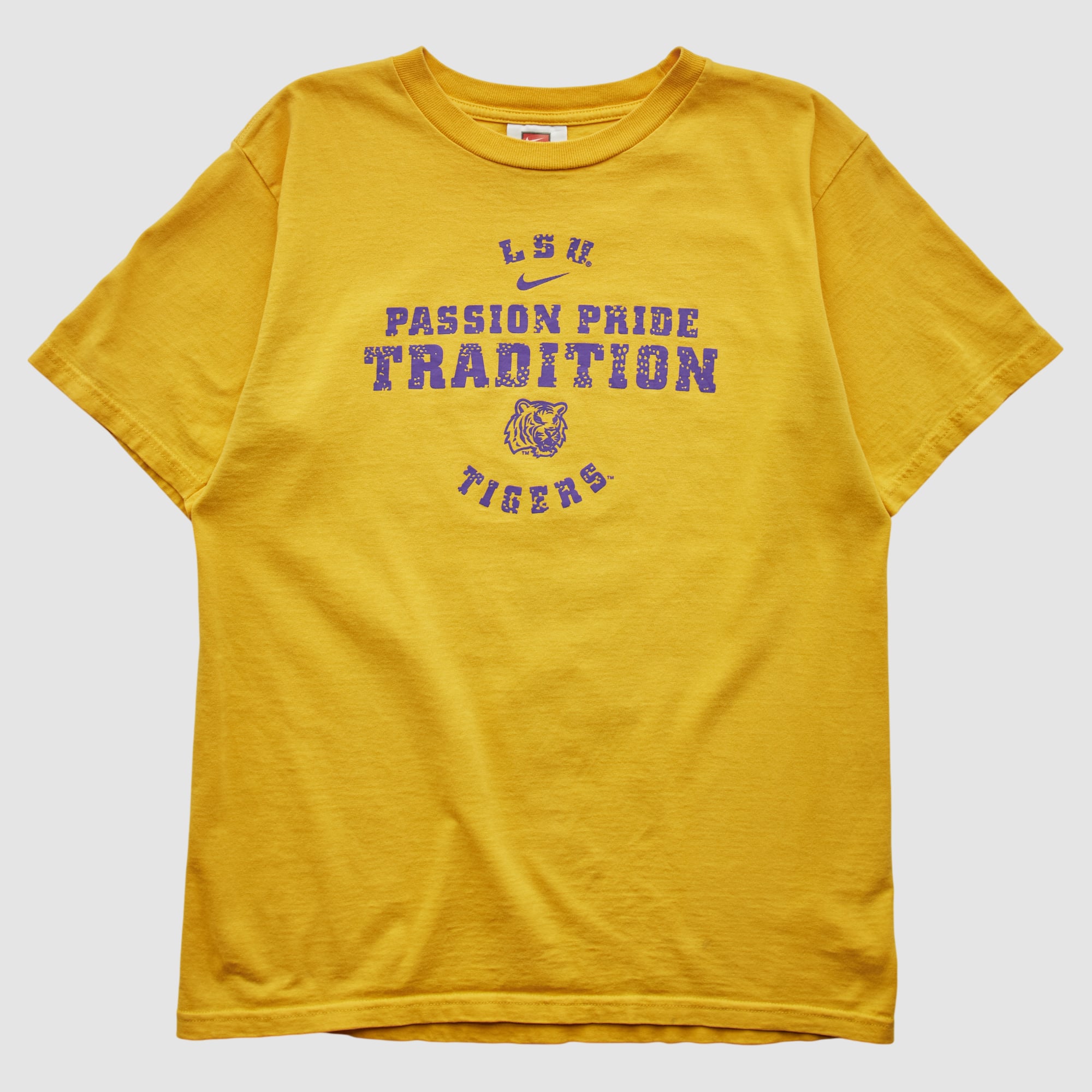 LSU Tigers Nike 2000s T-shirt - Yellow - S
