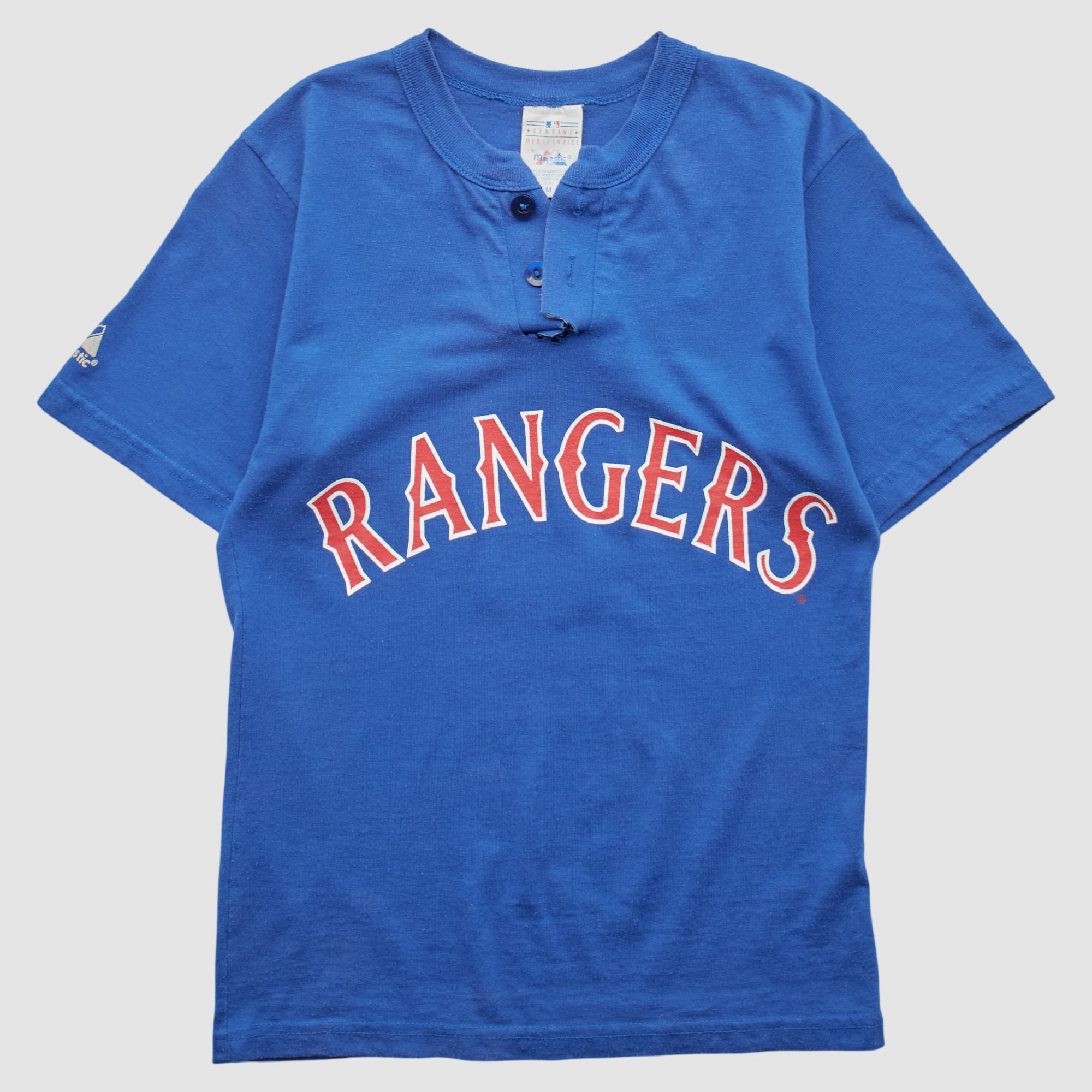 Texas Rangers Genuine Merchandise 2000s T-shirt - Blue - Yth M