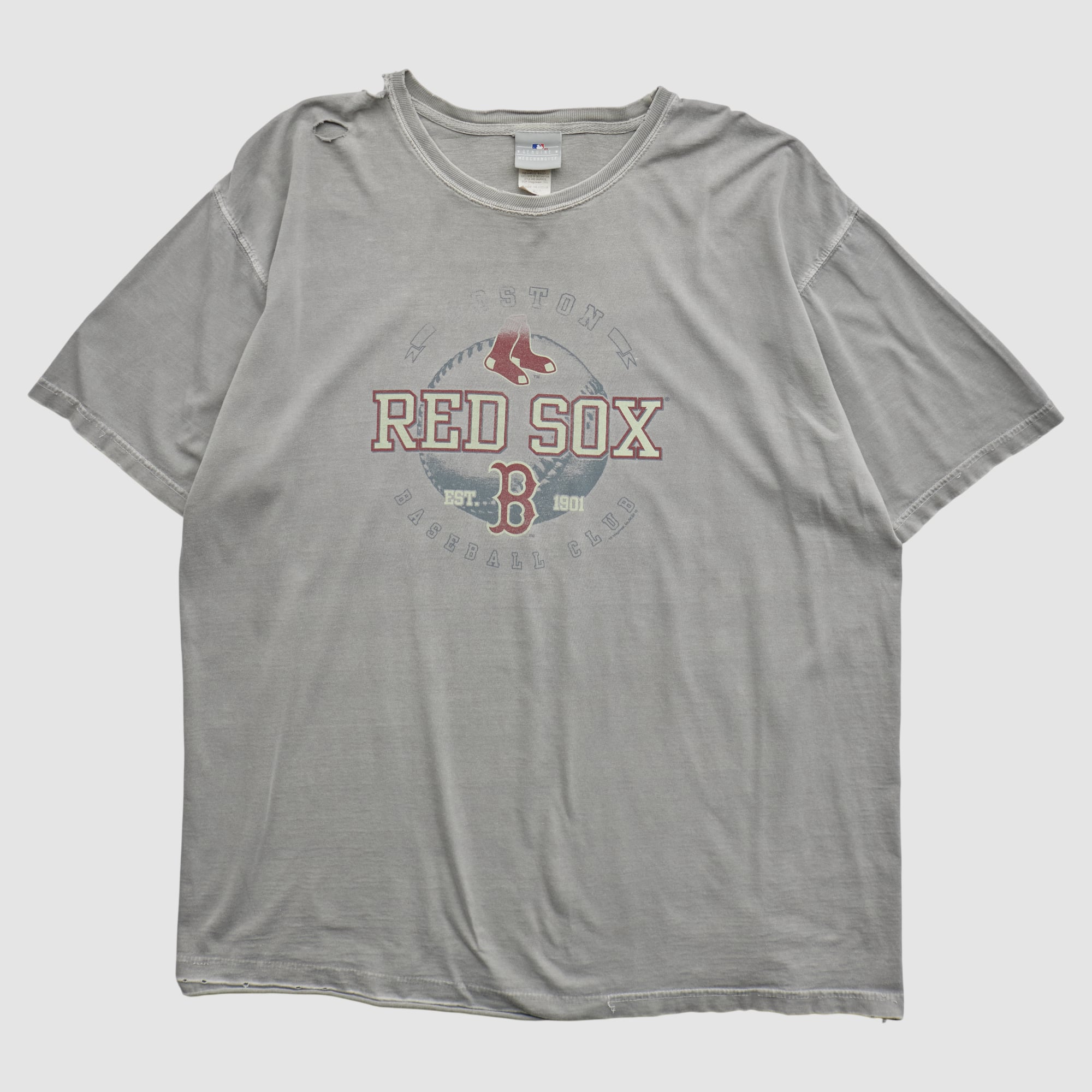 Boston Red Sox Genuine Merchandise 2000s T-shirt - Gray - L