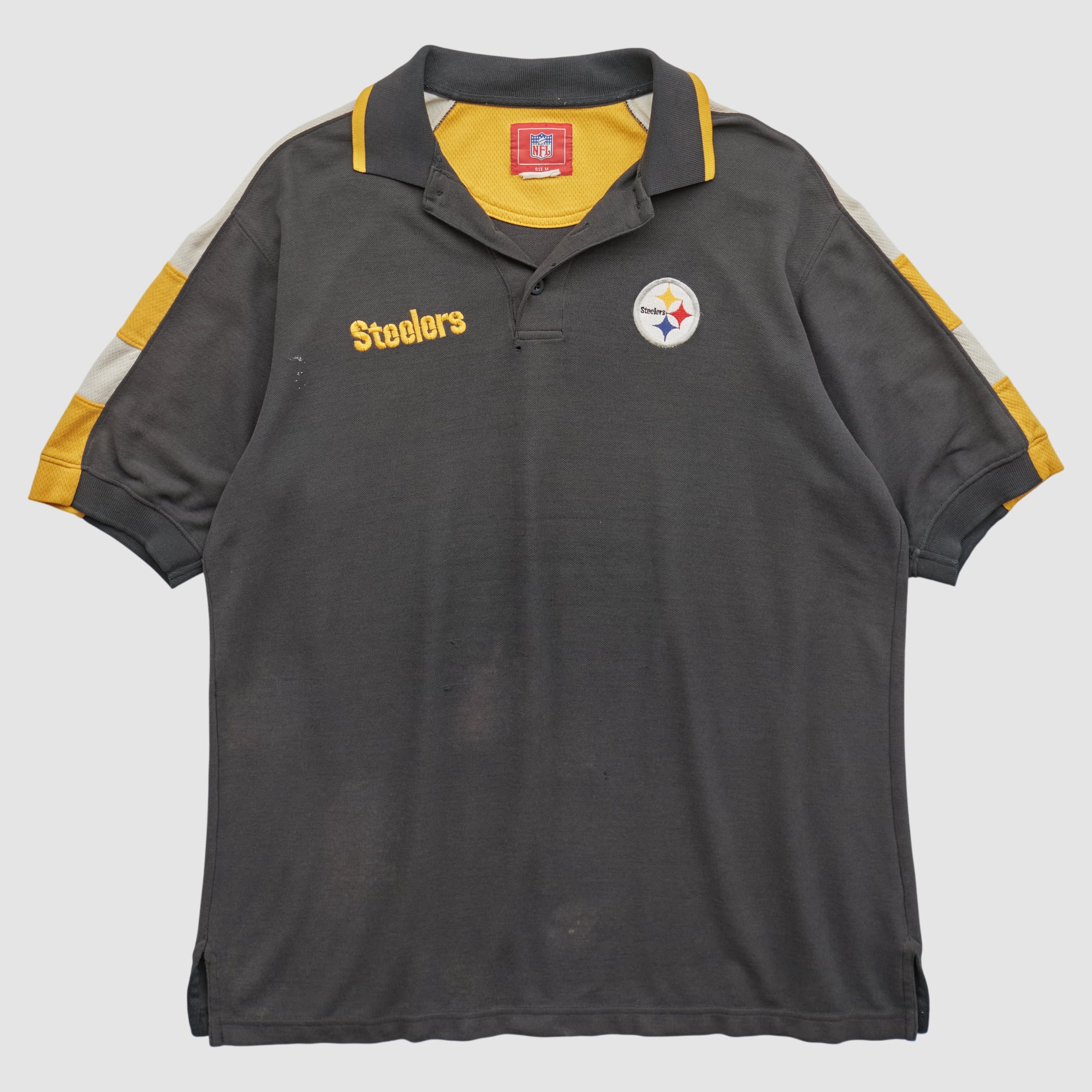 Pittsburgh Steelers NFL 2000s Polo - Black - M