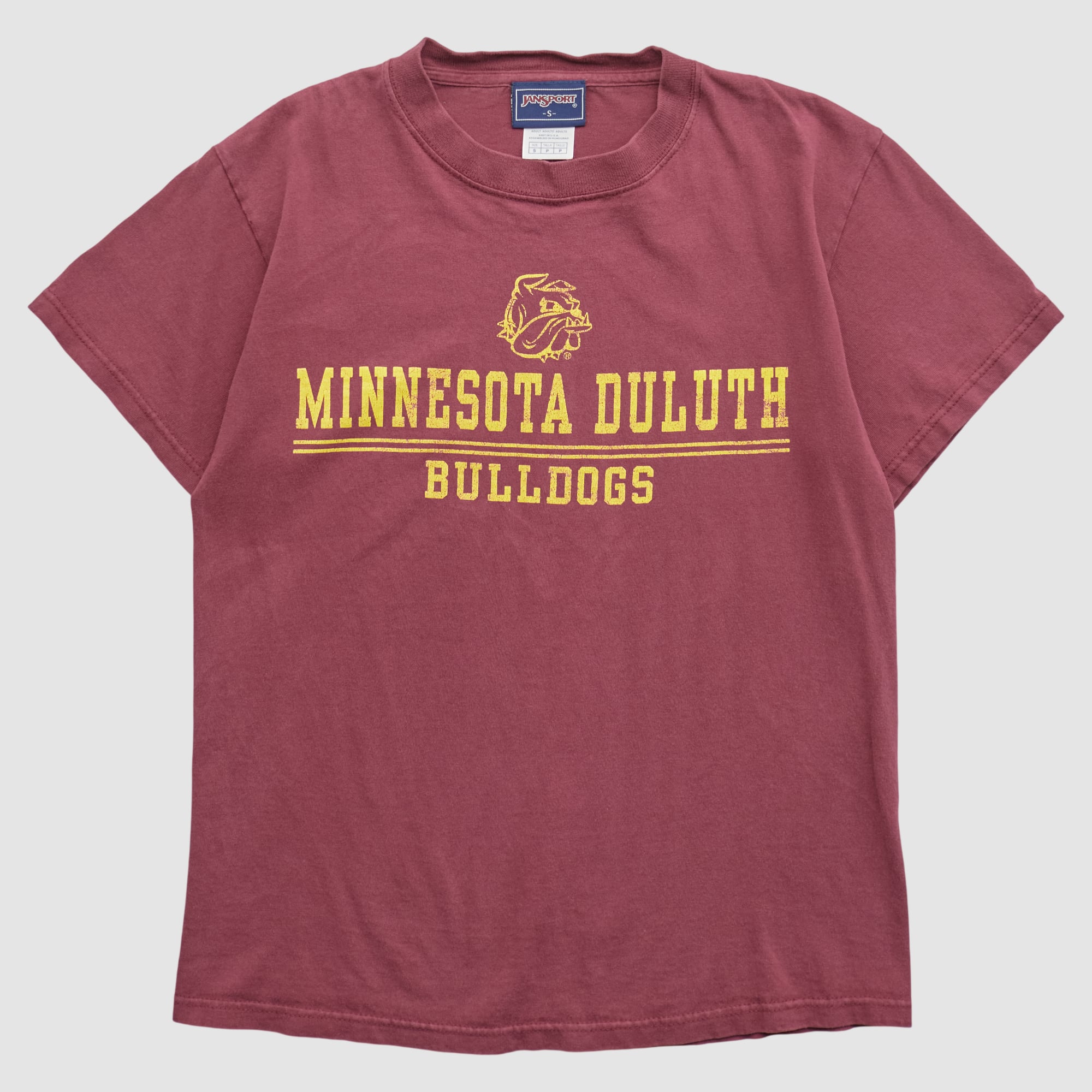 Minnesota Duluth Bulldogs Jansport 2000s T-shirt - Maroon - XS