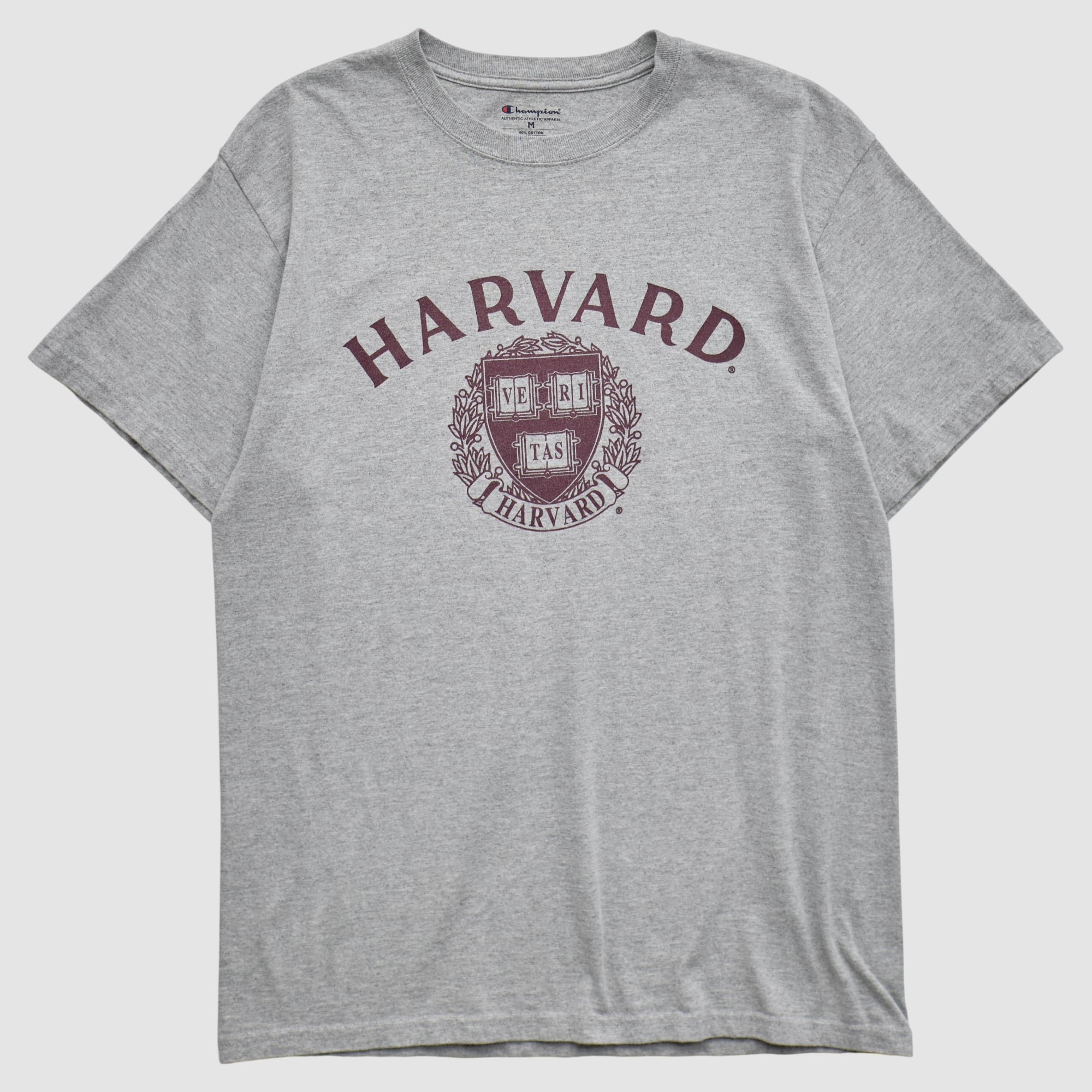 Harvard Crimson Champion 2010s T-shirt - Heather Gray - XS