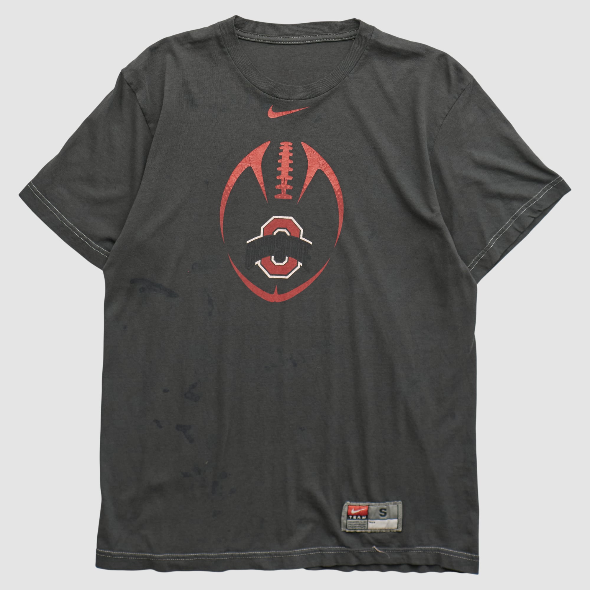 Ohio State Buckeyes Nike 2000s T-shirt - Charcoal - XS