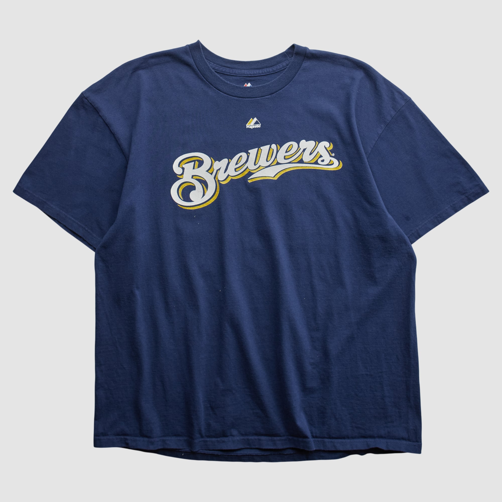Milwaukee Brewers Majestic 2010s T-shirt - Navy - XL