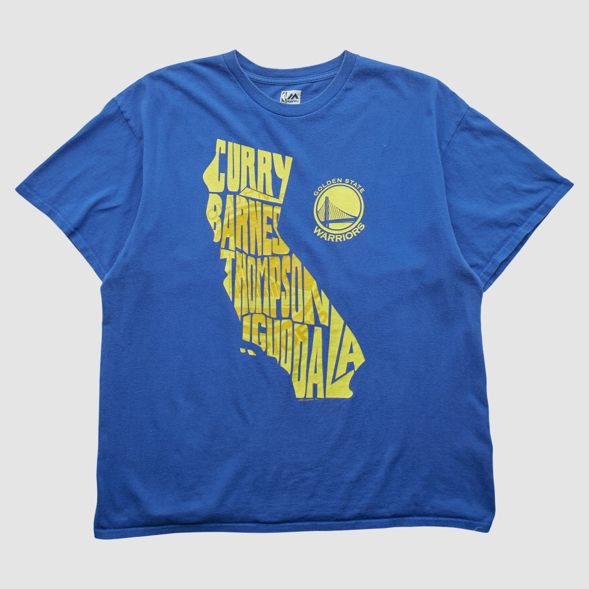 Golden State Warriors Majestic 2010s T-shirt - Blue - XL