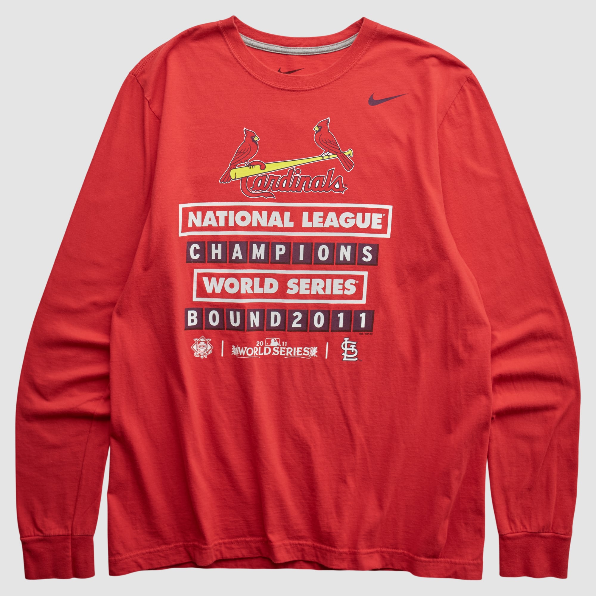 St. Louis Cardinals Nike 2011 Long Sleeve T-shirt - Red - S