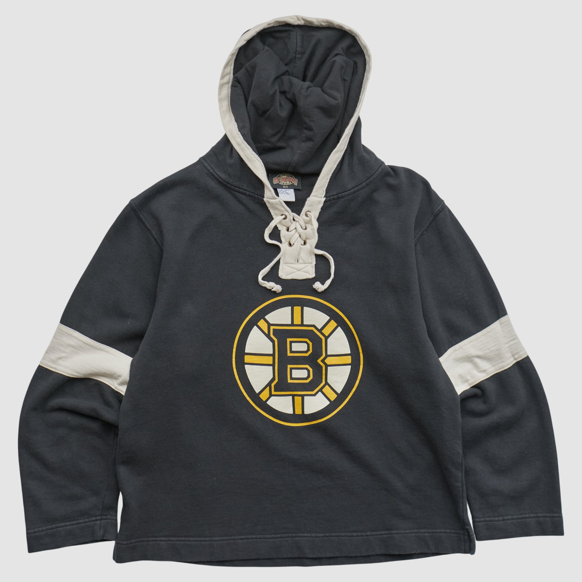 Boston Bruins NHL 2000s Hooded Pullover Sweatshirt - Black - S