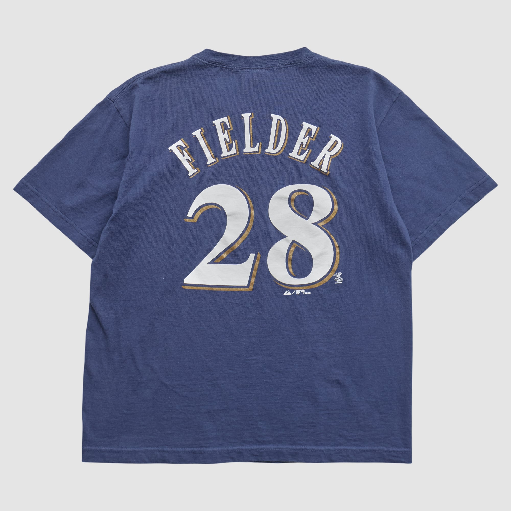 Milwaukee Brewers Majestic 2008 T-shirt - Blue - Yth XL