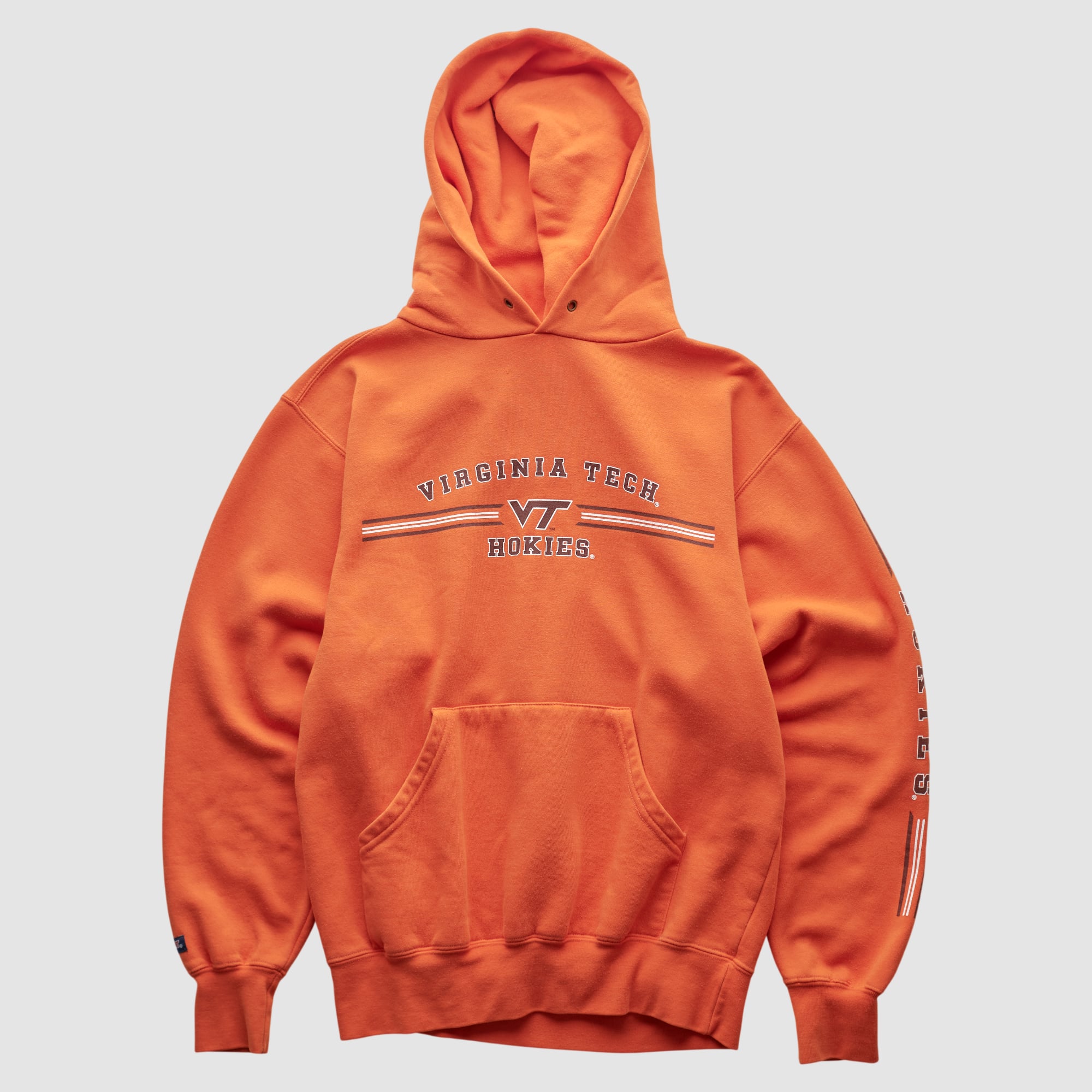 Virginia Tech Hokies Jansport 2000s Hooded Pullover Sweatshirt - Orange - S
