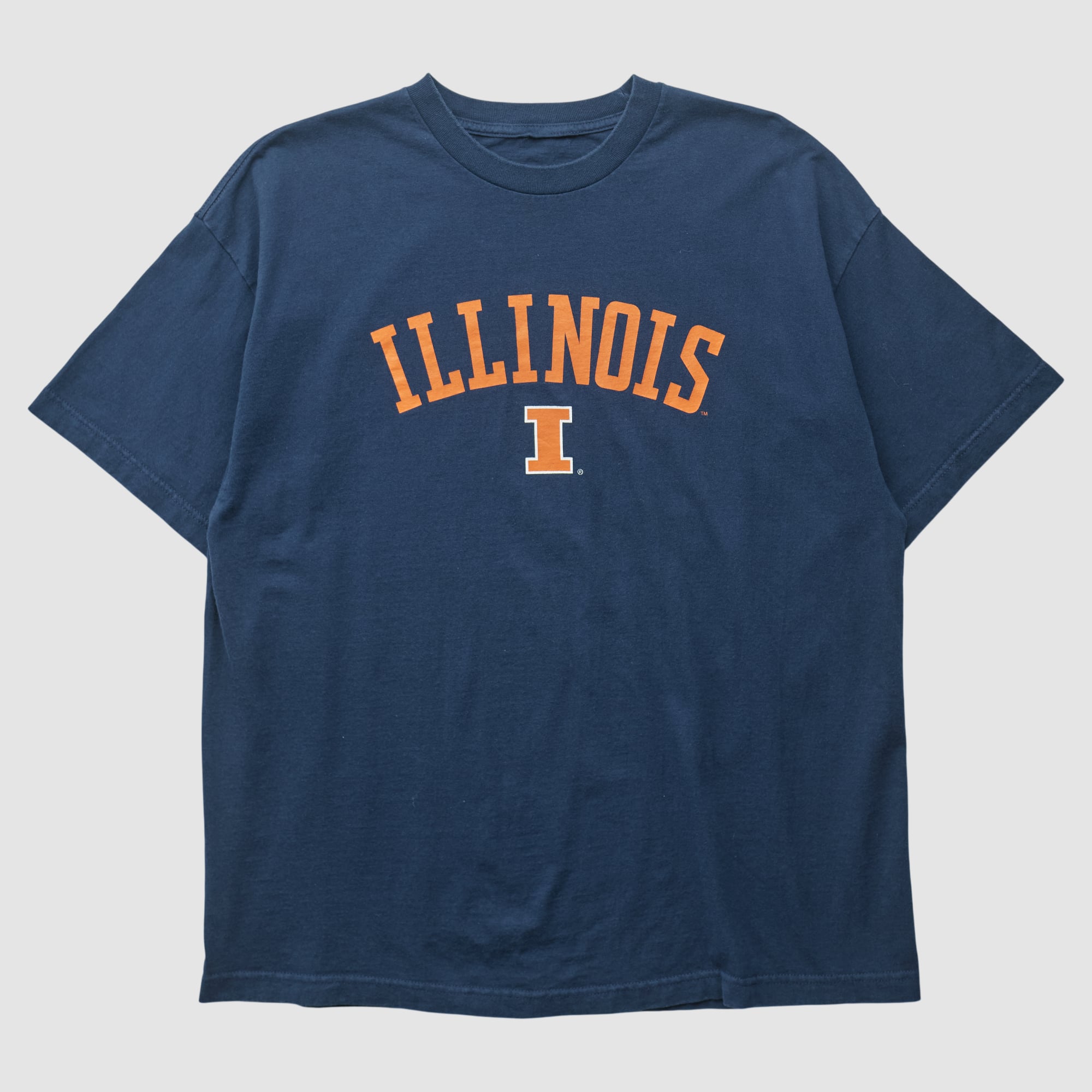 Illinois Fighting Illini 2000s T-shirt - Navy - 2XL