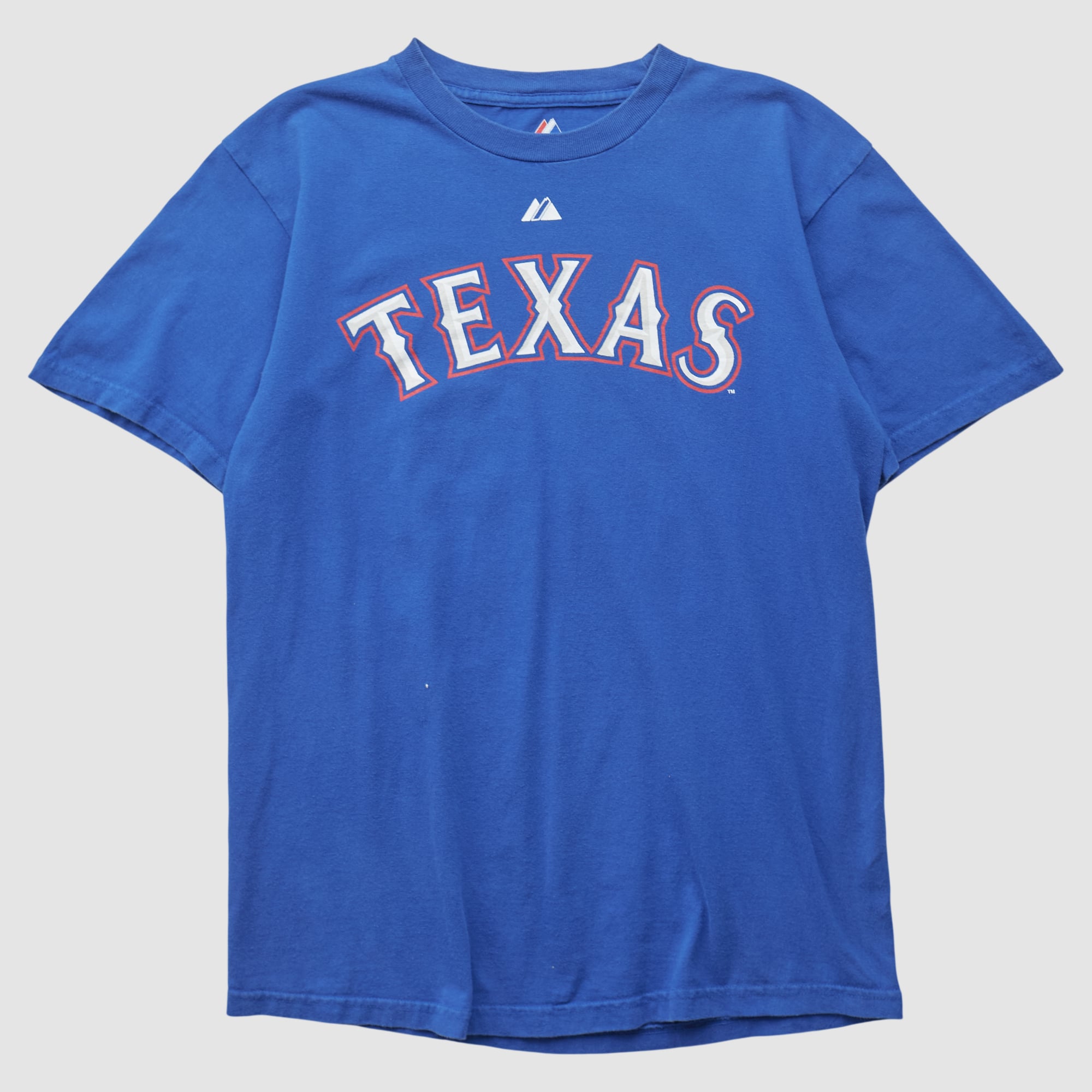 Texas Rangers Majestic 2010s T-shirt - Blue - S