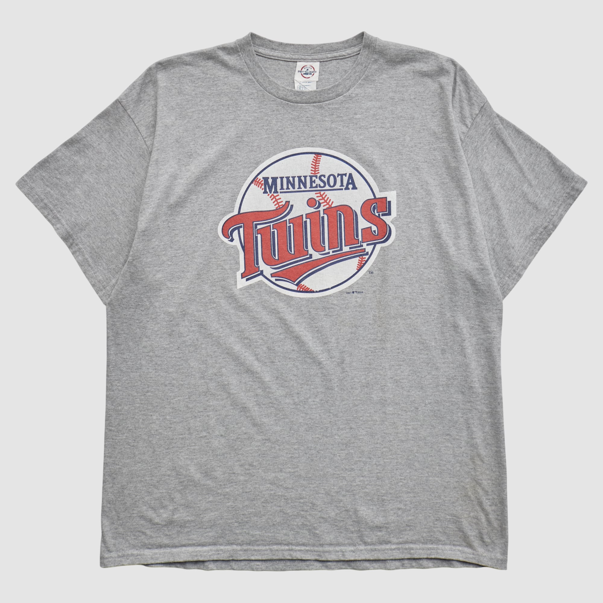 Minnesota Twins Delta 2004 T-shirt - Heather Gray - XL