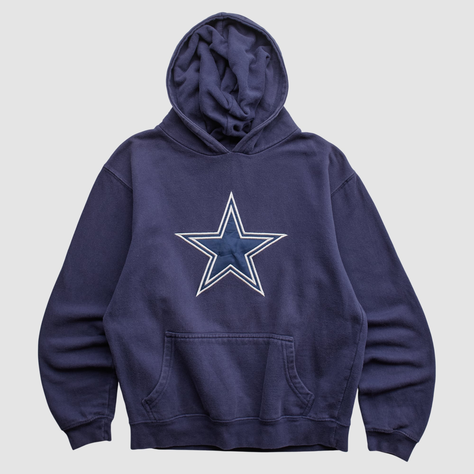 Dallas Cowboys Cowboys Authentic Apparel 2000s Hooded Pullover Sweatshirt - Navy - L