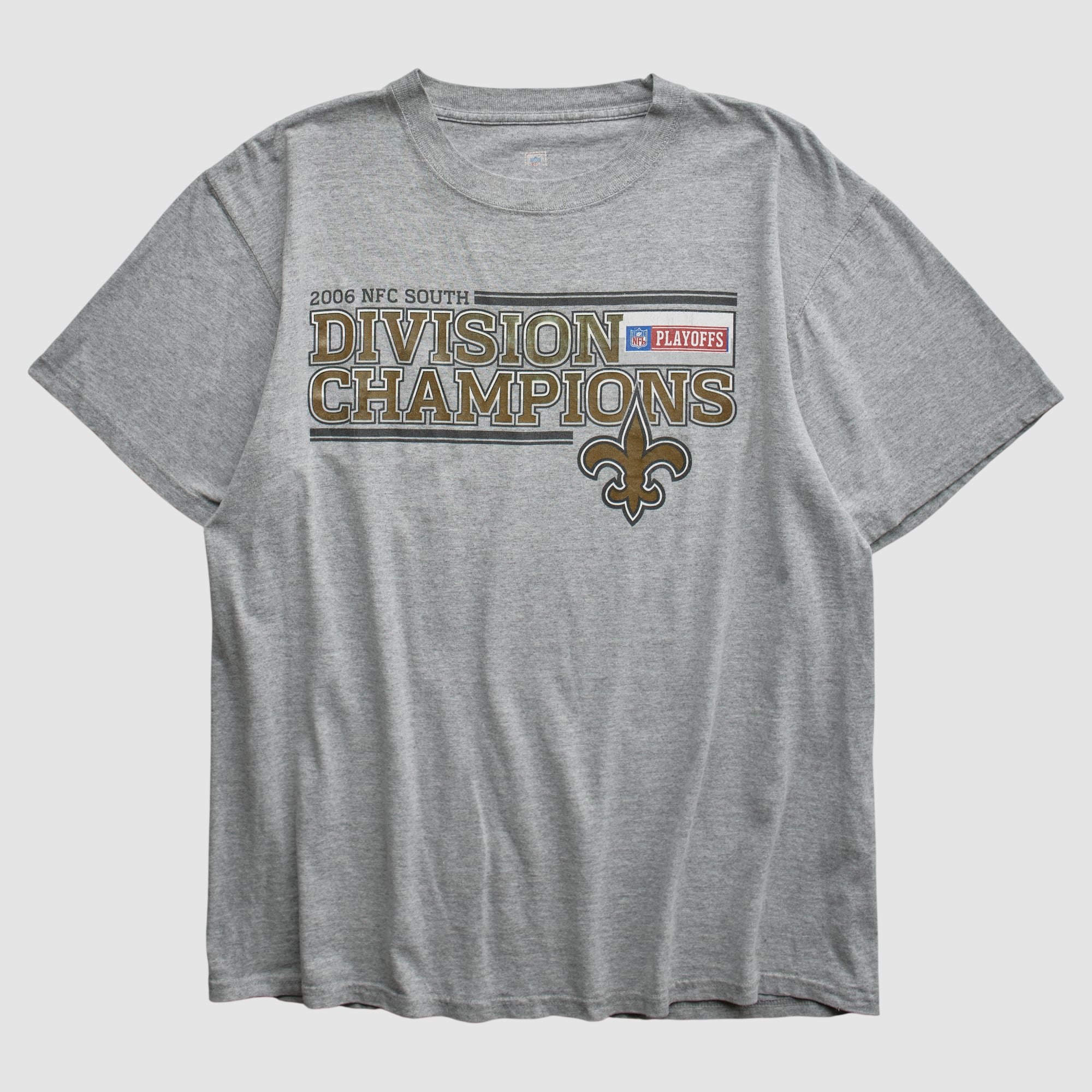 New Orleans Saints NFL 2006 T-shirt - Heather Gray - M