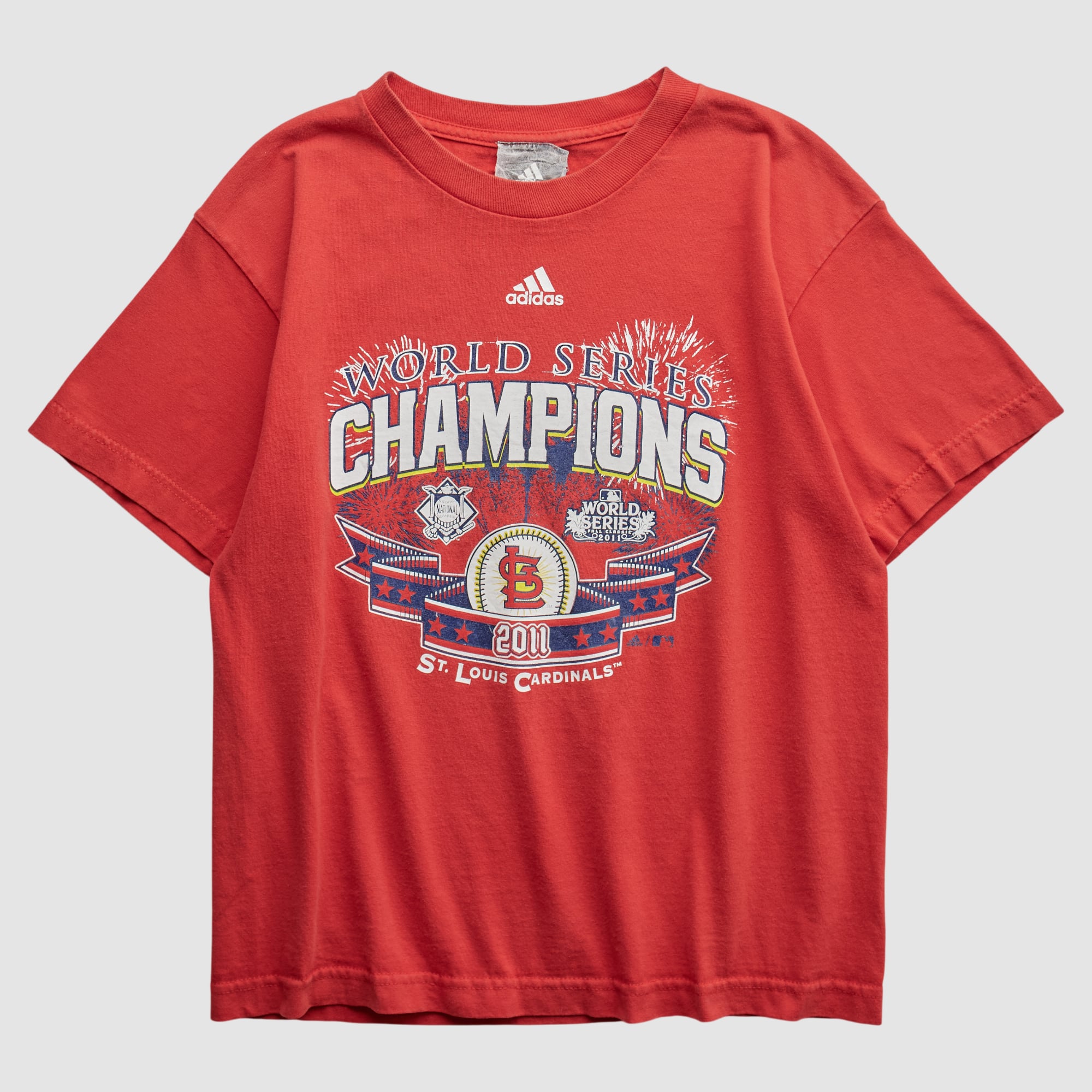 St. Louis Cardinals Adidas 2011 T-shirt - Red - Yth L