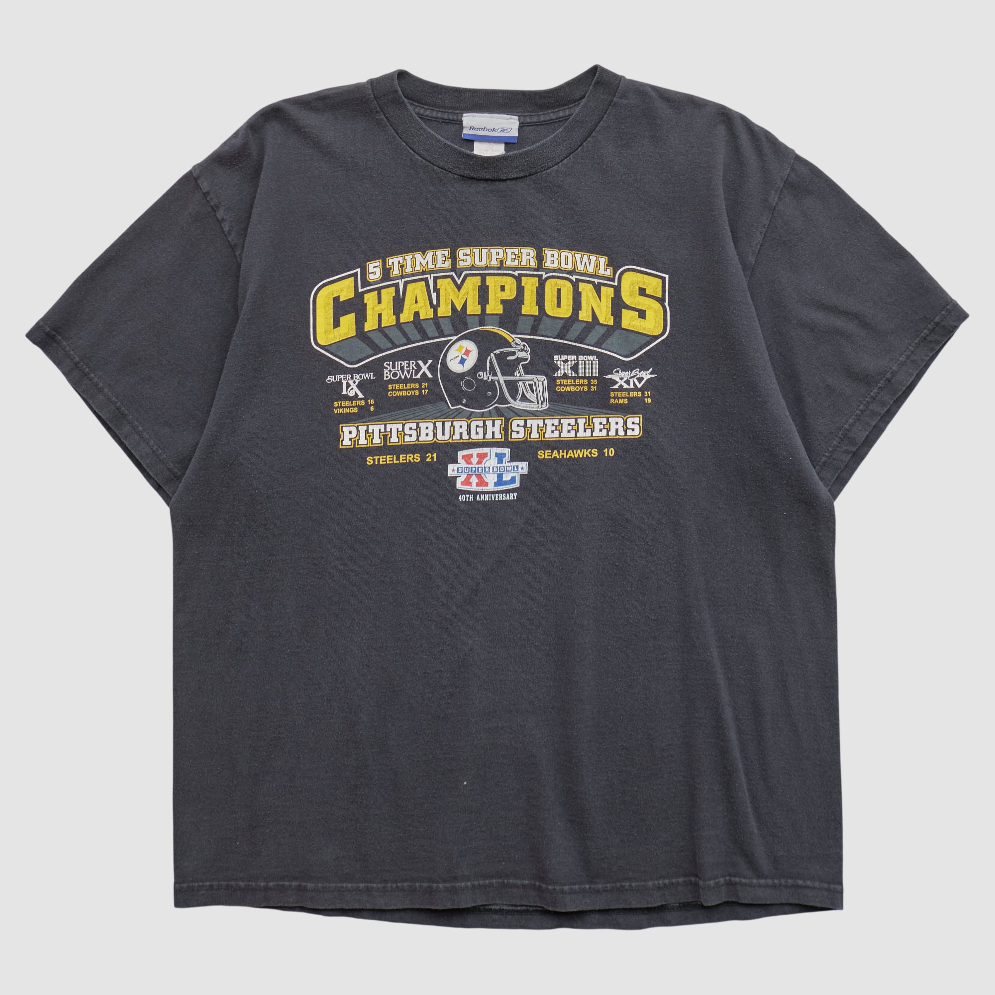 Pittsburgh Steelers Reebok 2000s T-shirt - Black - M