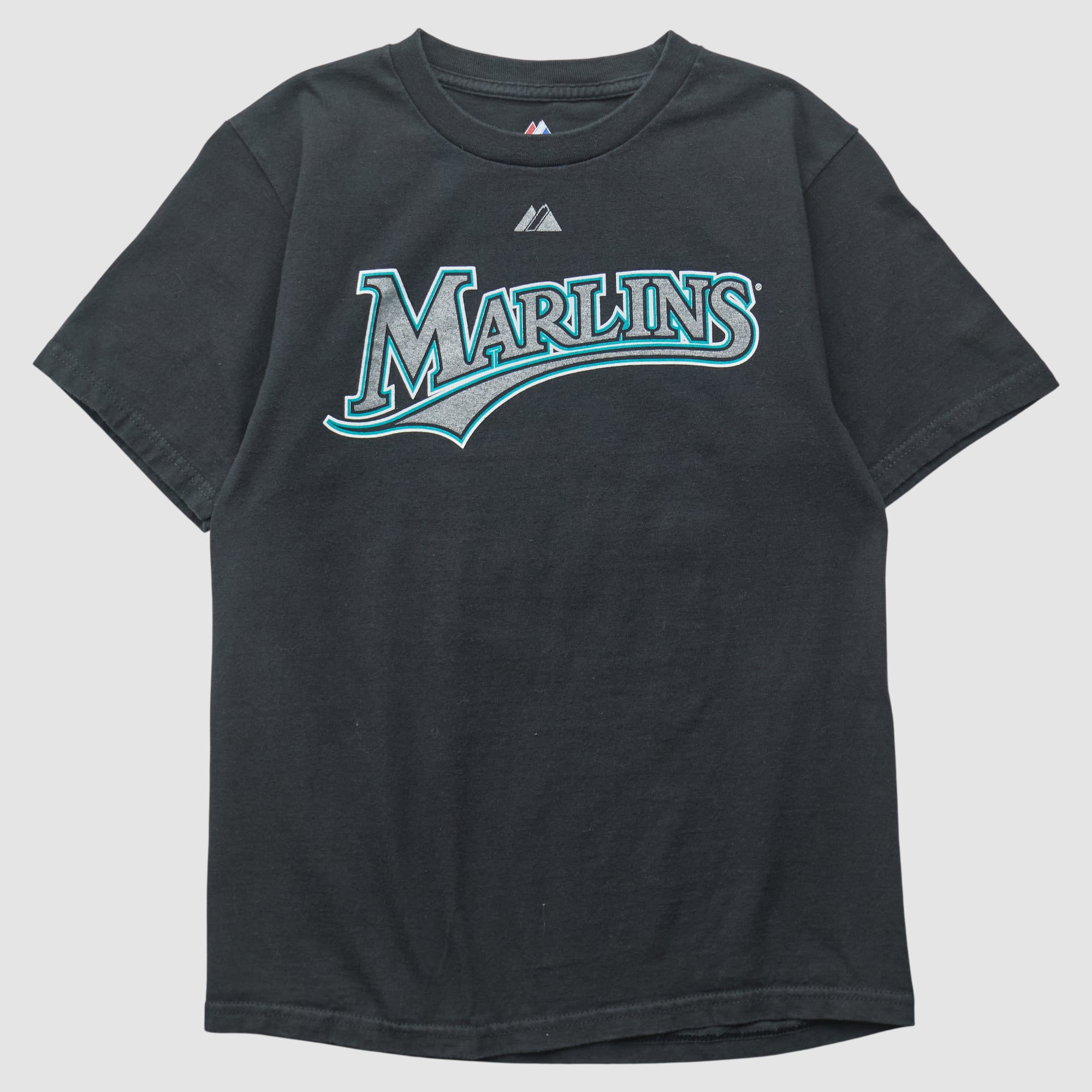 Florida Marlins Majestic 2010s T-shirt - Black - Yth XL