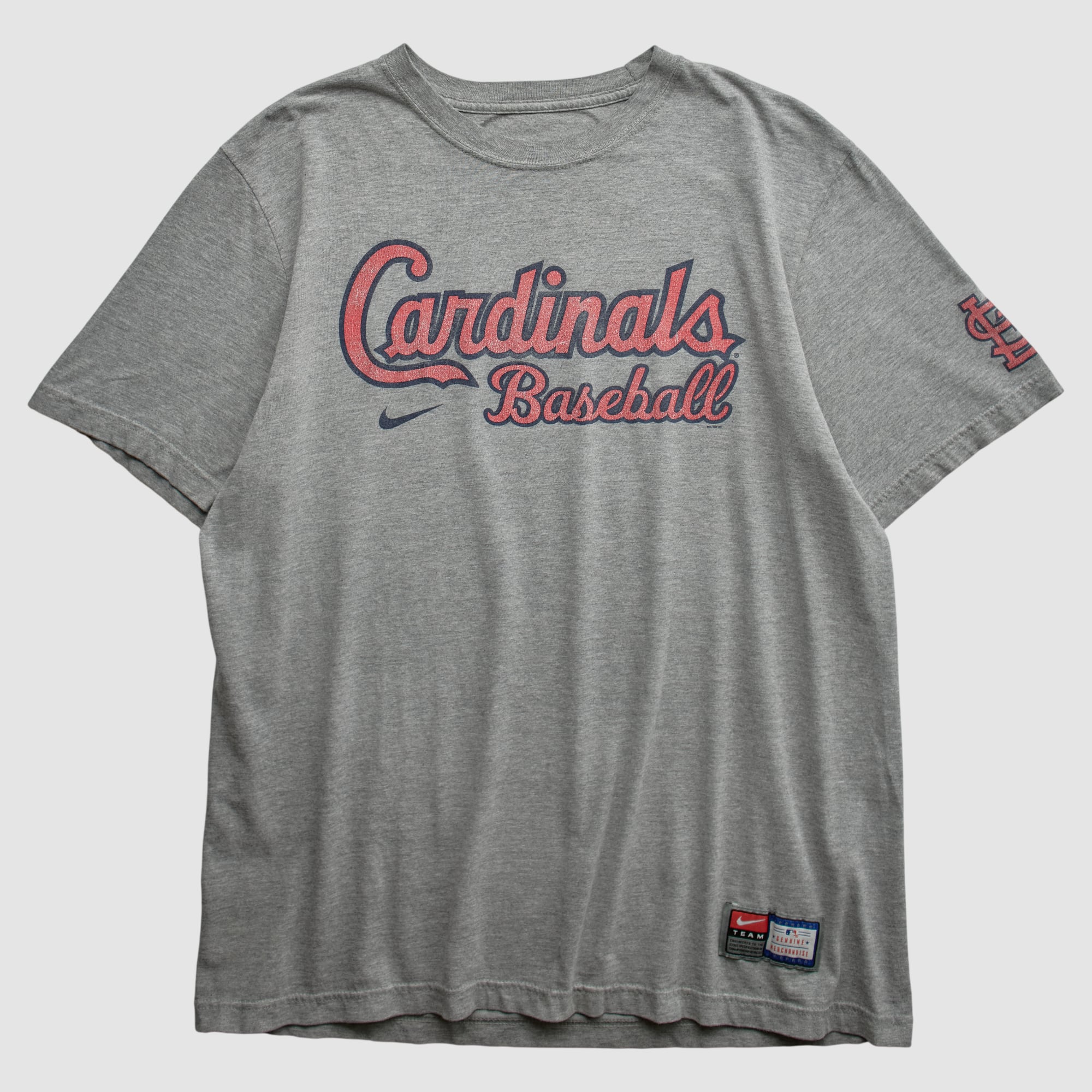 St. Louis Cardinals Nike 2000s T-shirt - Dark Heather Gray - M