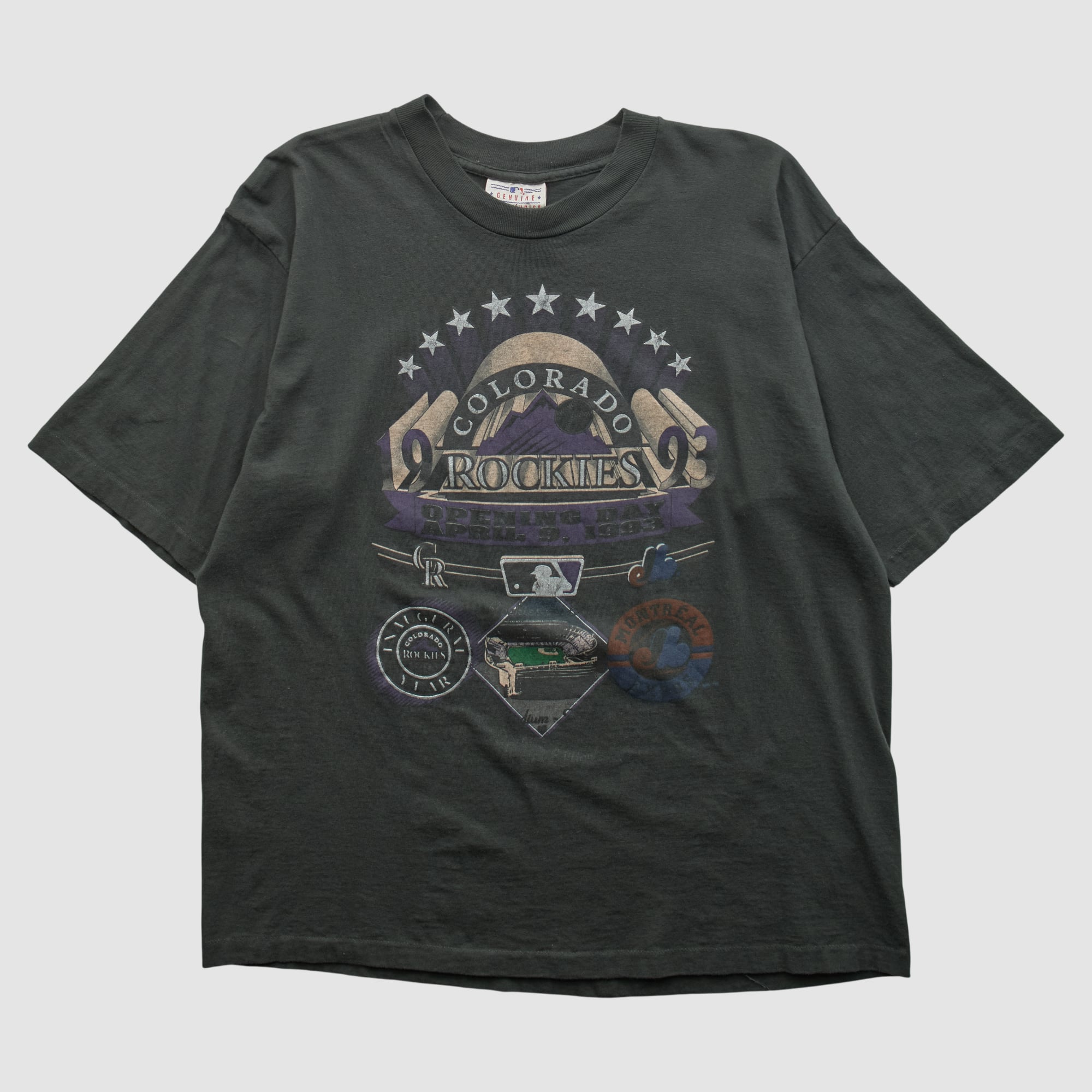 Colorado Rockies Genuine Merchandise 1993 T-shirt - Black - M