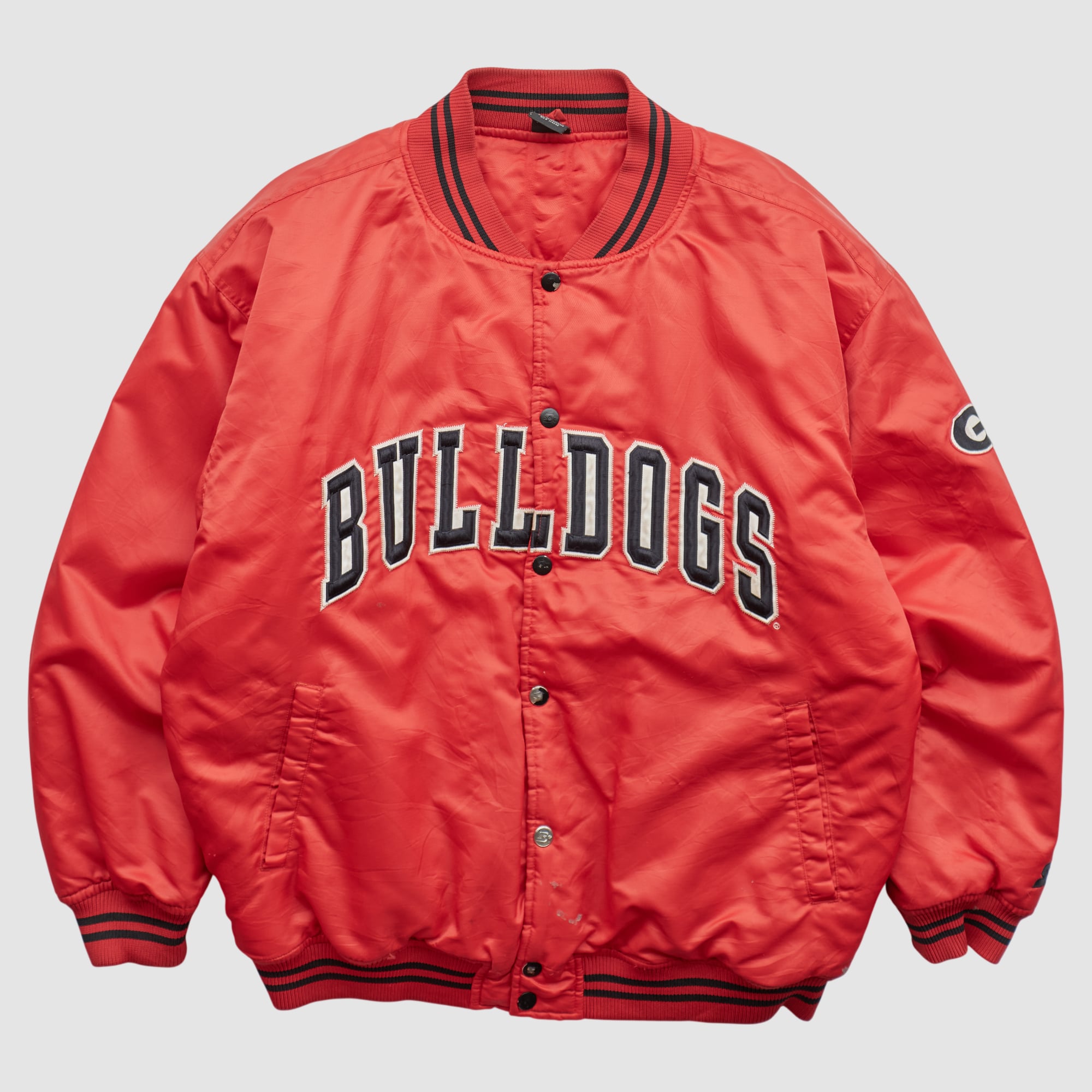 Georgia Bulldogs Starter 2000s Full Snap Jacket - Red - 3XL