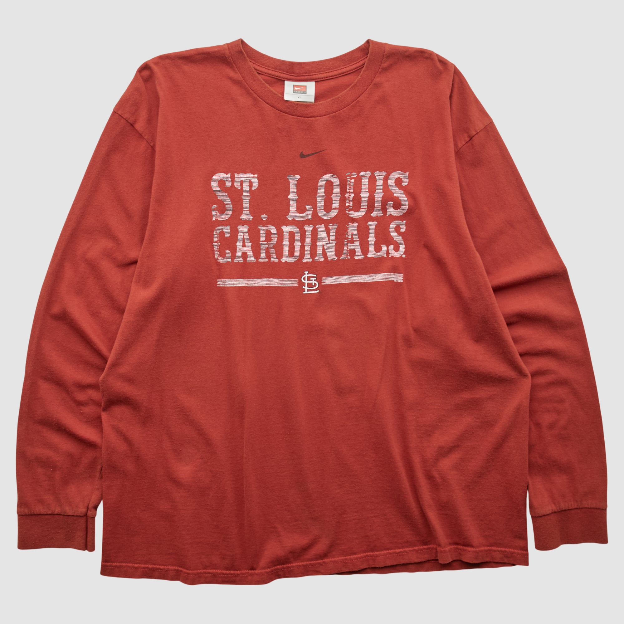 St. Louis Cardinals Nike 2000s Long Sleeve T-shirt - Red - XL