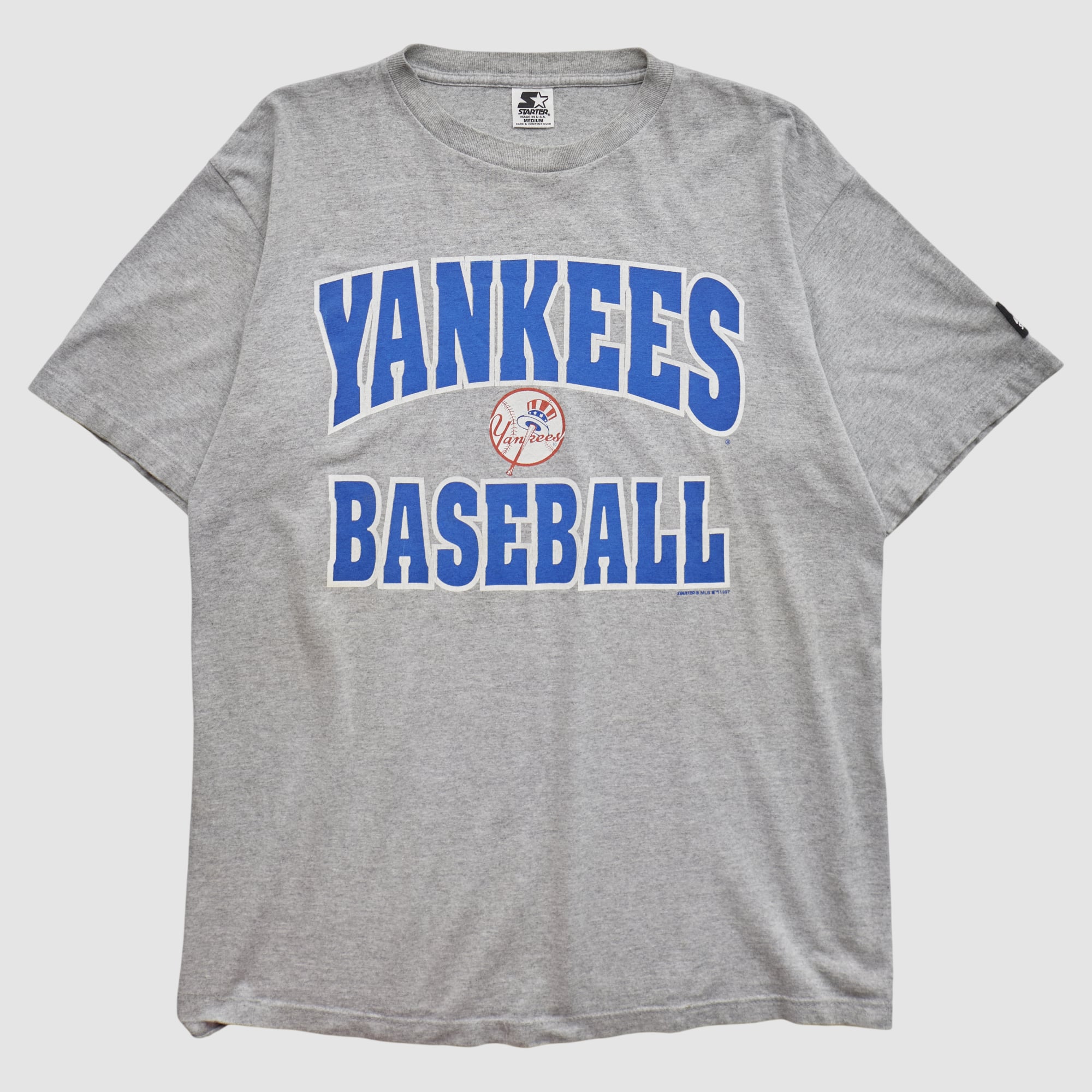 New York Yankees Starter 90s T-shirt - Heather Gray - M