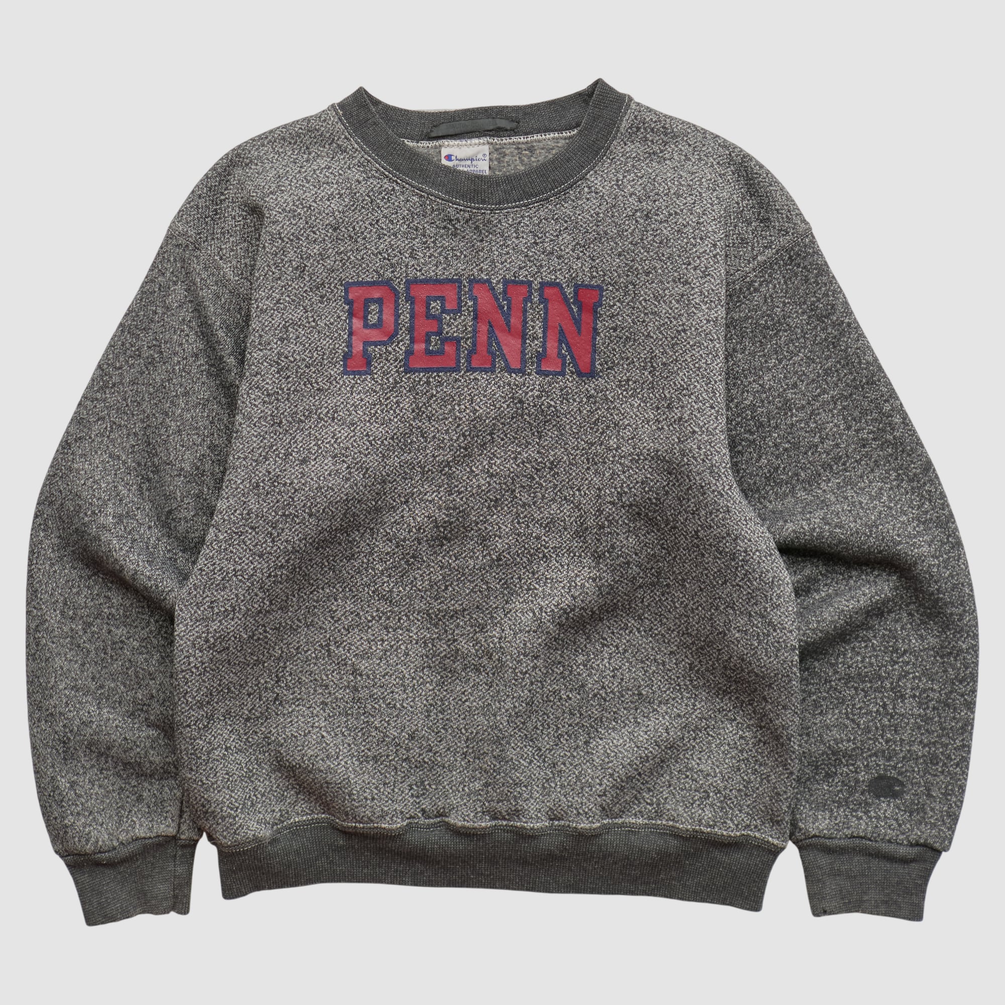 Pennsylvania Quakers Champion 90s Sweatshirt - Dark Heather Gray - XXS