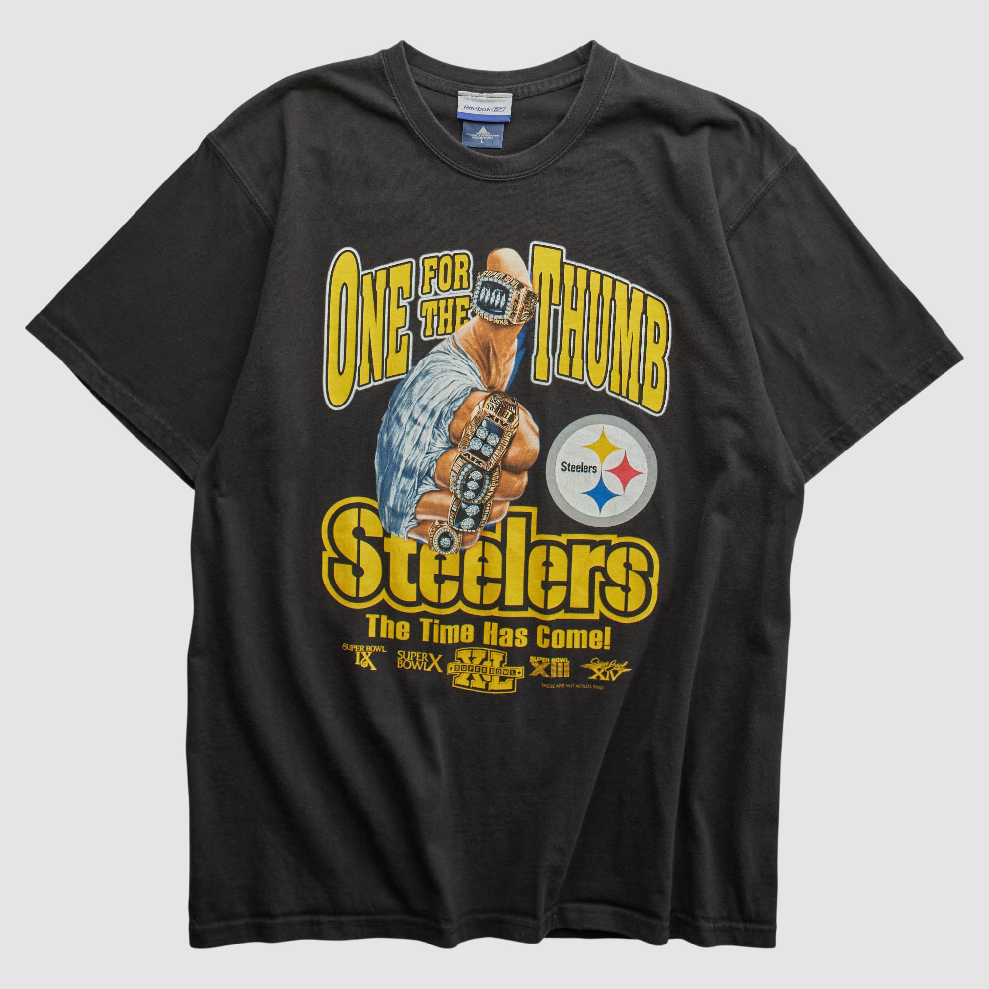 Pittsburgh Steelers Reebok 2000s T-shirt - Black - S