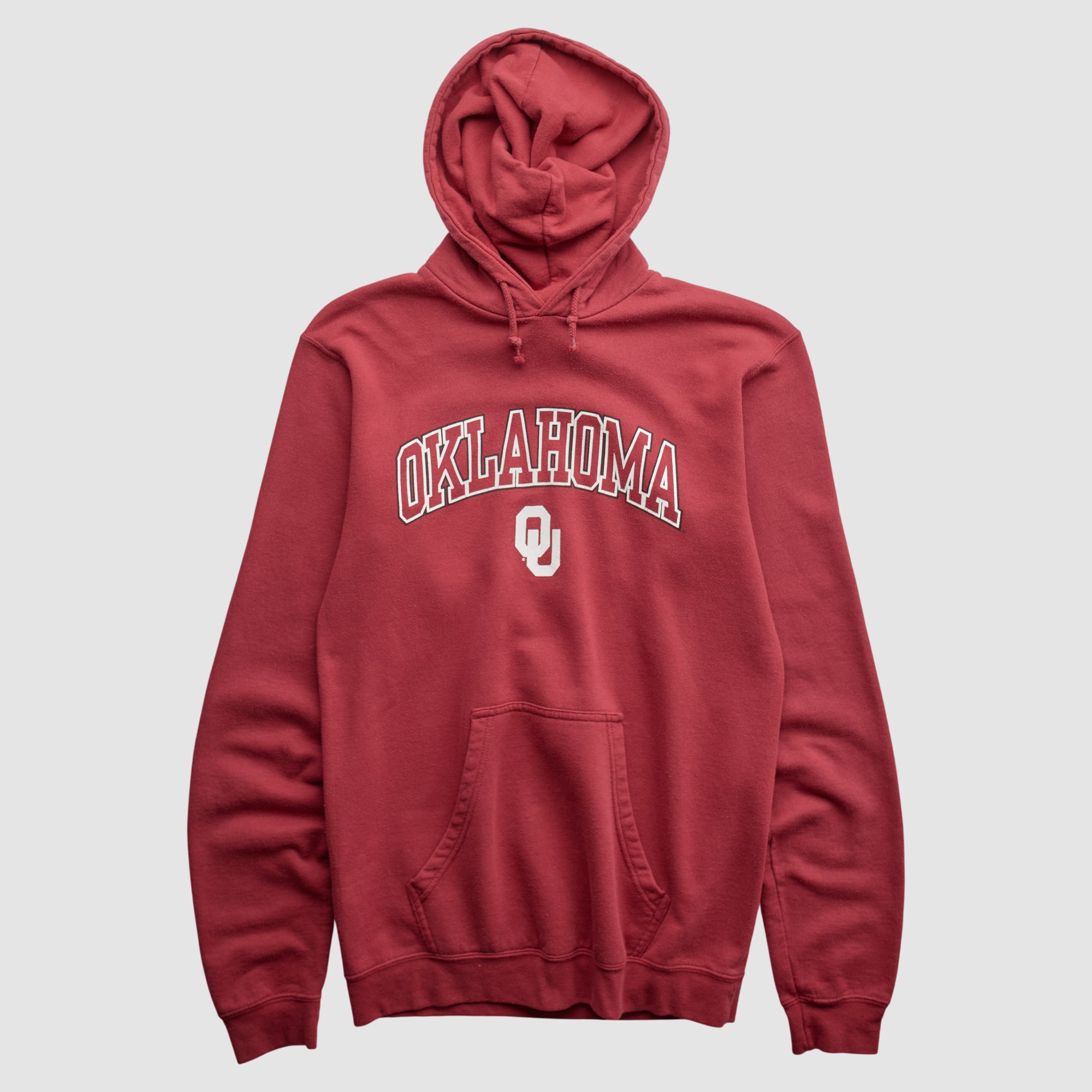 Oklahoma Sooners NCAA 2000s Hooded Pullover Sweatshirt - Red - XS