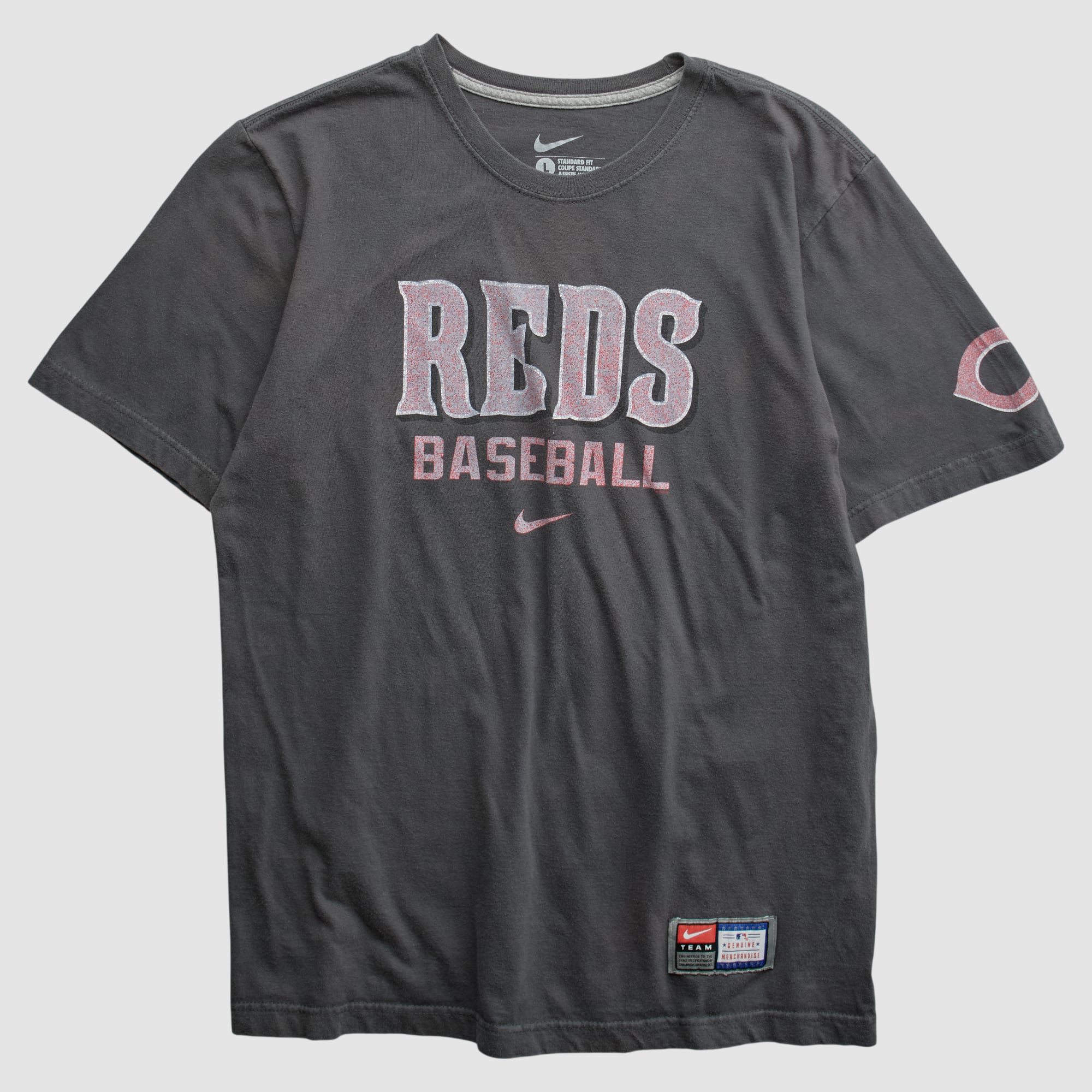Cincinnati Reds Nike 2010s T-shirt - Charcoal - S